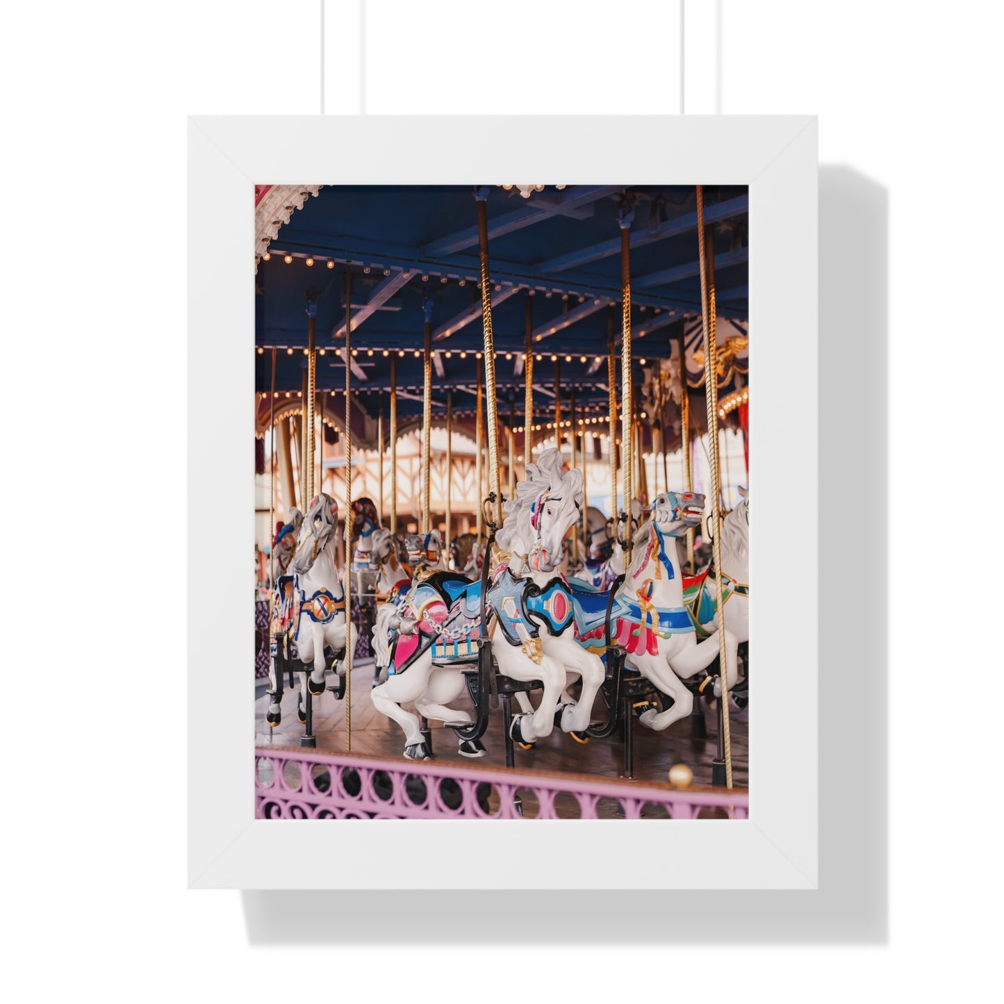 Magical Carousel - Framed Print