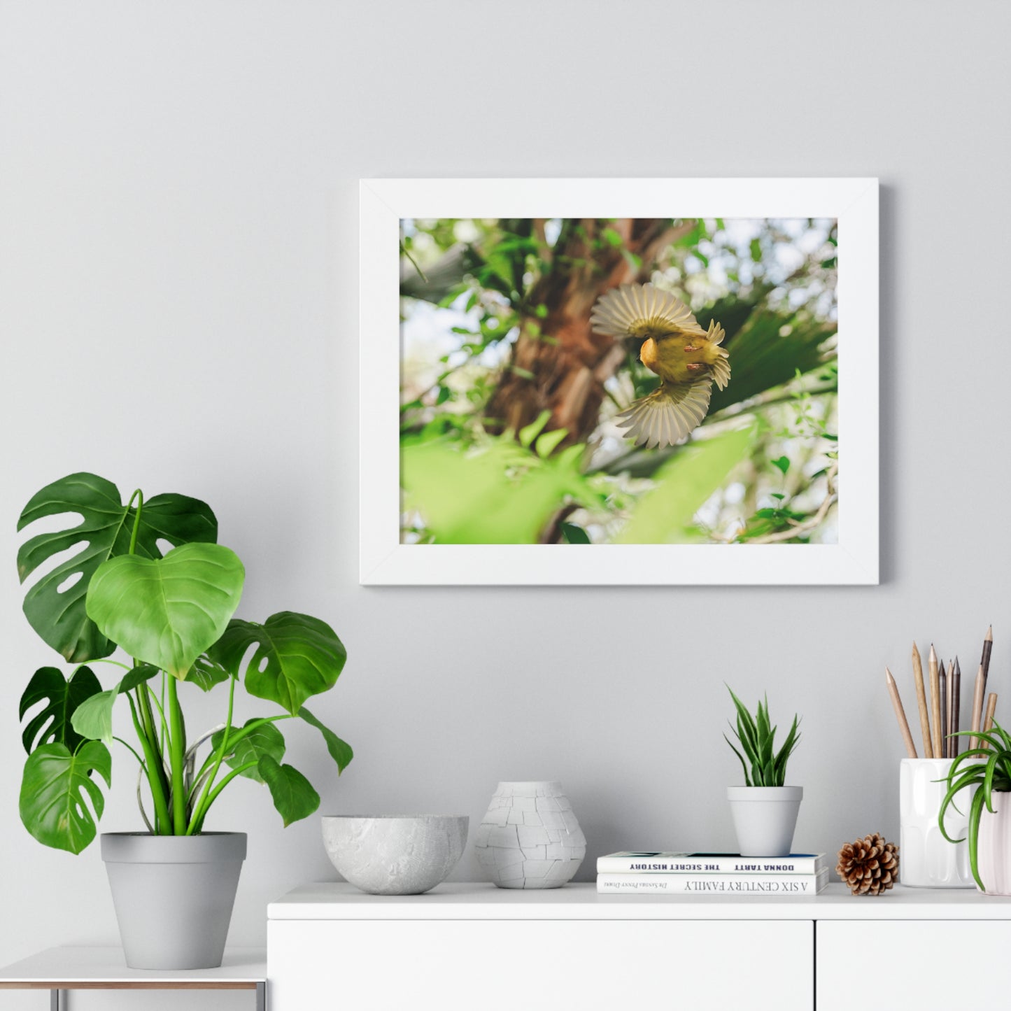 Flight in the Animal Realm - Framed Print