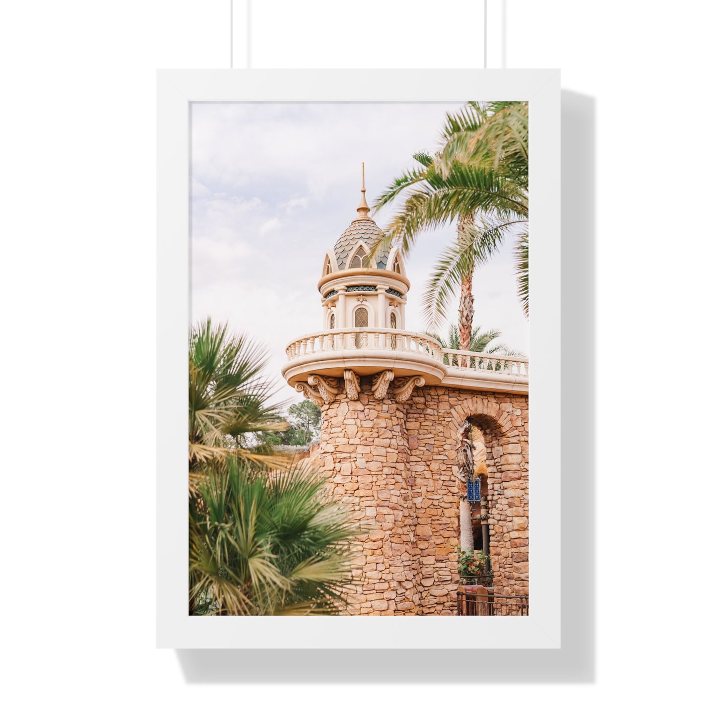 Mermaid's Castle Pillar - Framed Print