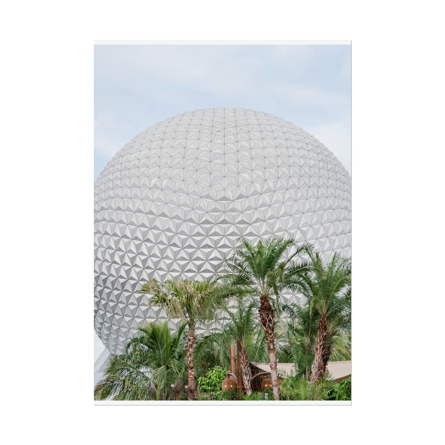 Tropical Golf Ball - Unframed Print