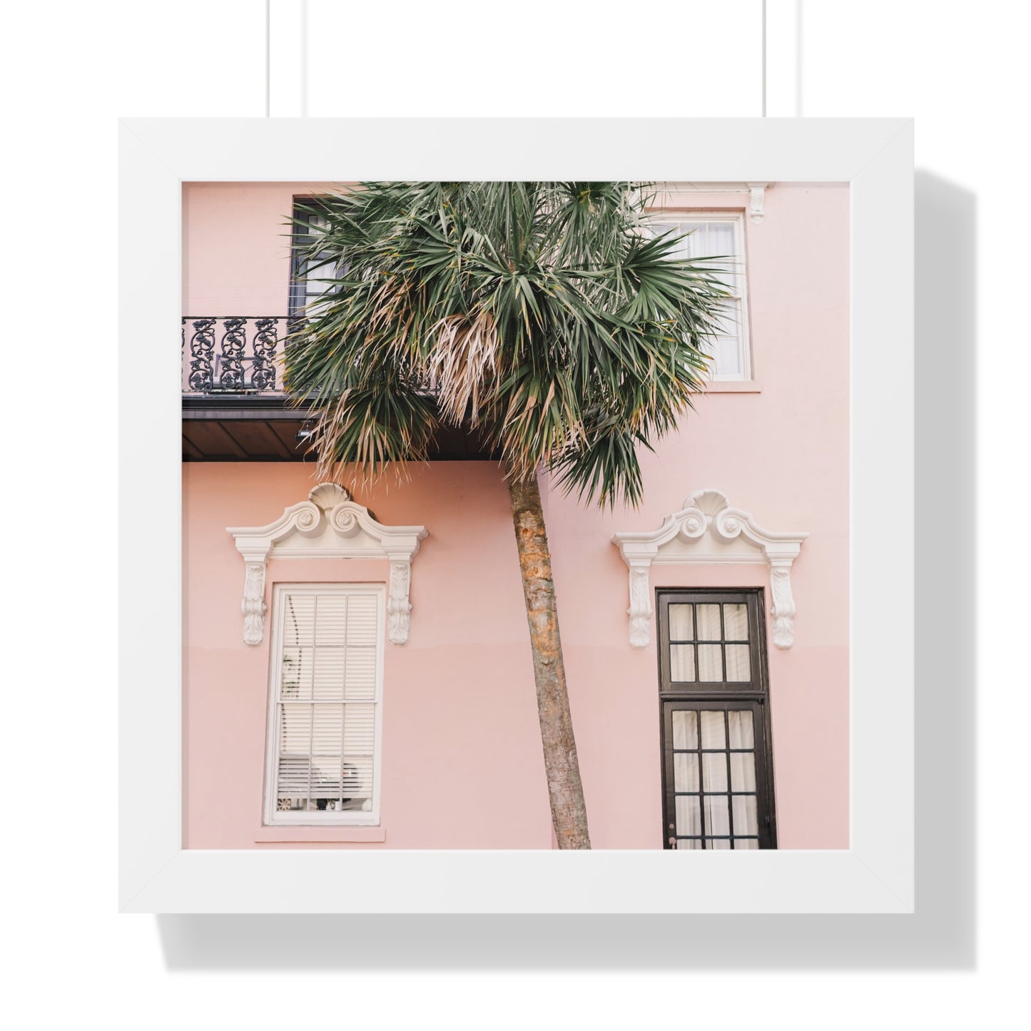 Pink Palmetto - Framed Print