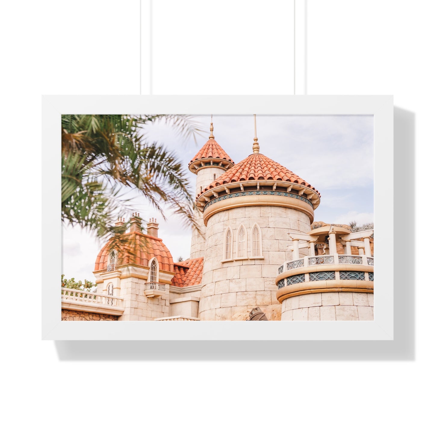 A Mermaid's Castle - Framed Print