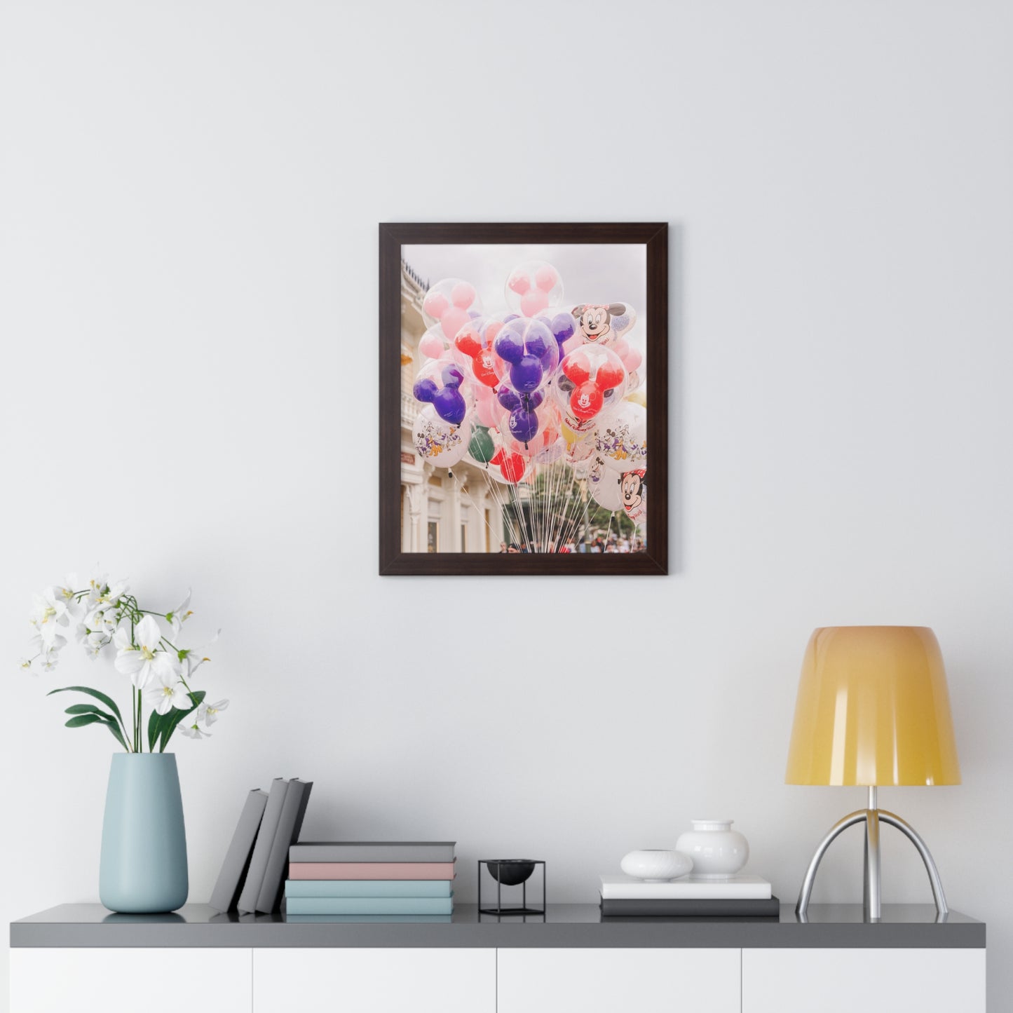 Main Street Balloons - Framed Print