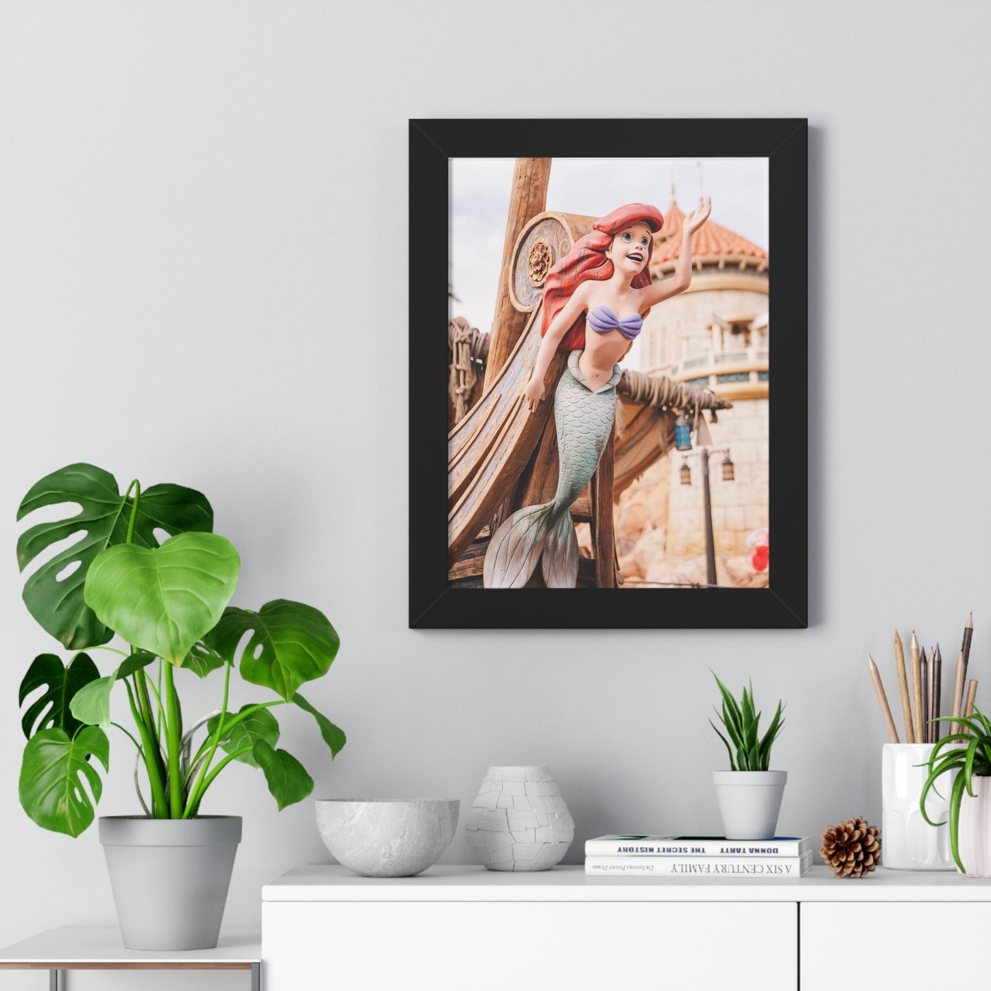 Mermaid Ship - Framed Print