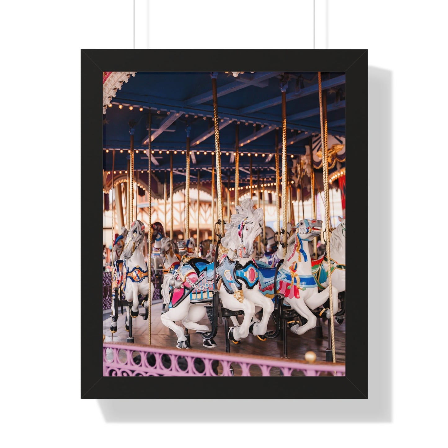 Magical Carousel - Framed Print