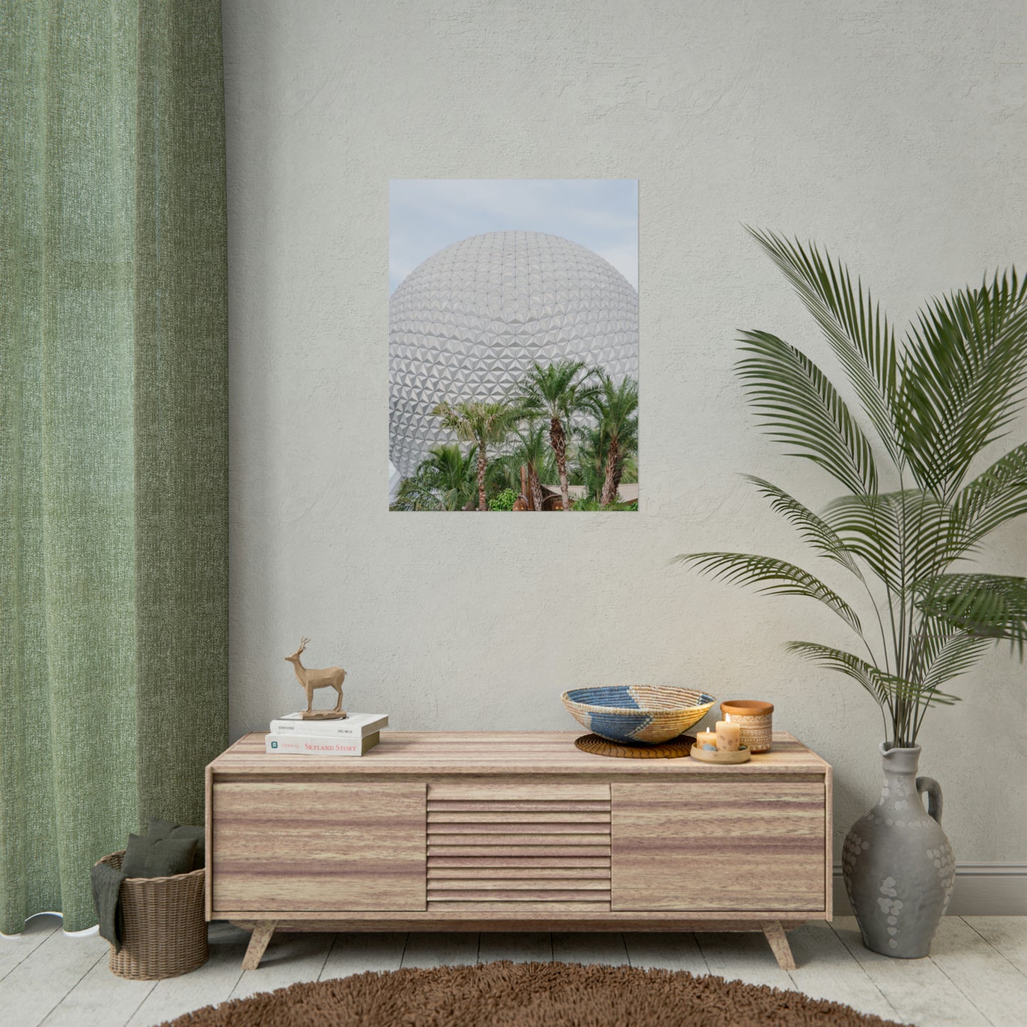 Tropical Golf Ball - Print