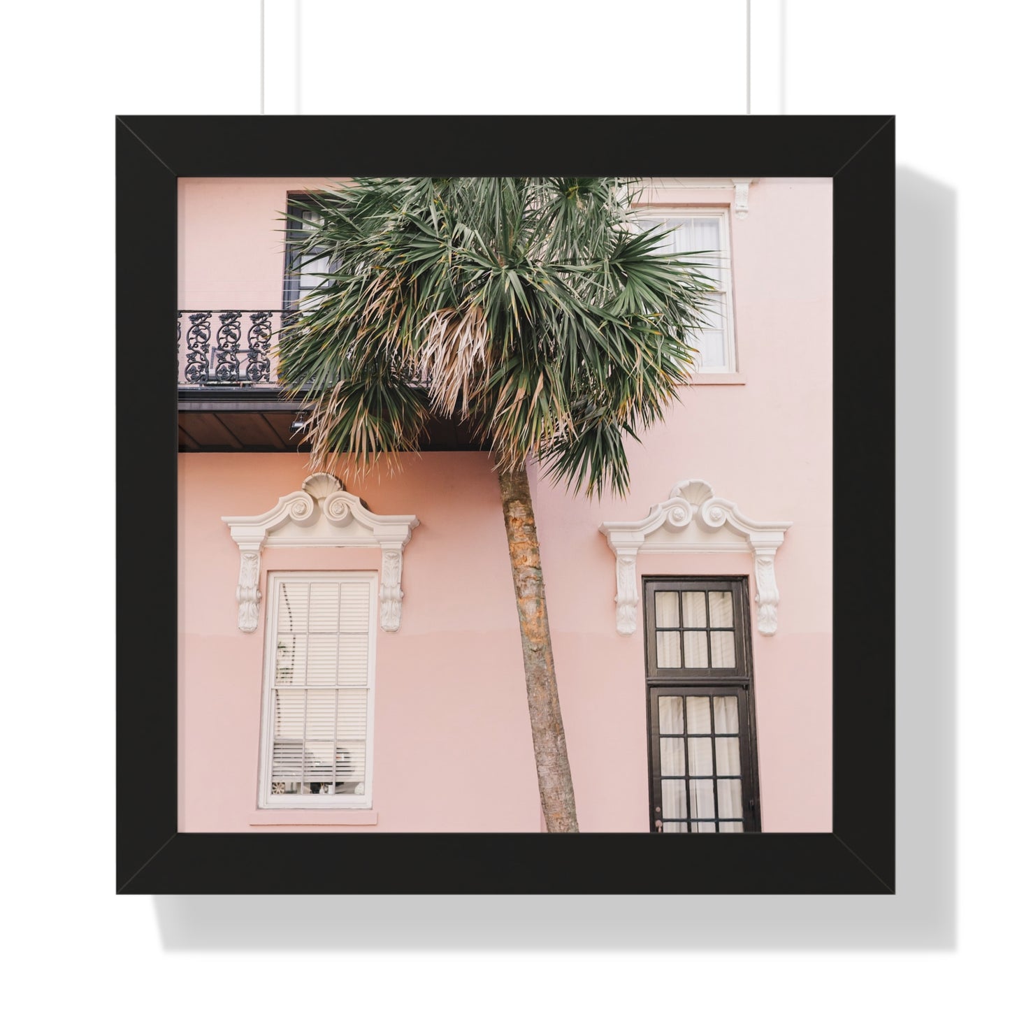 Pink Palmetto - Framed Print