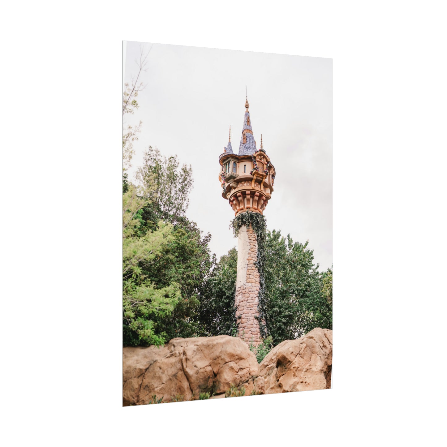 Golden Hair Tower - Unframed Print