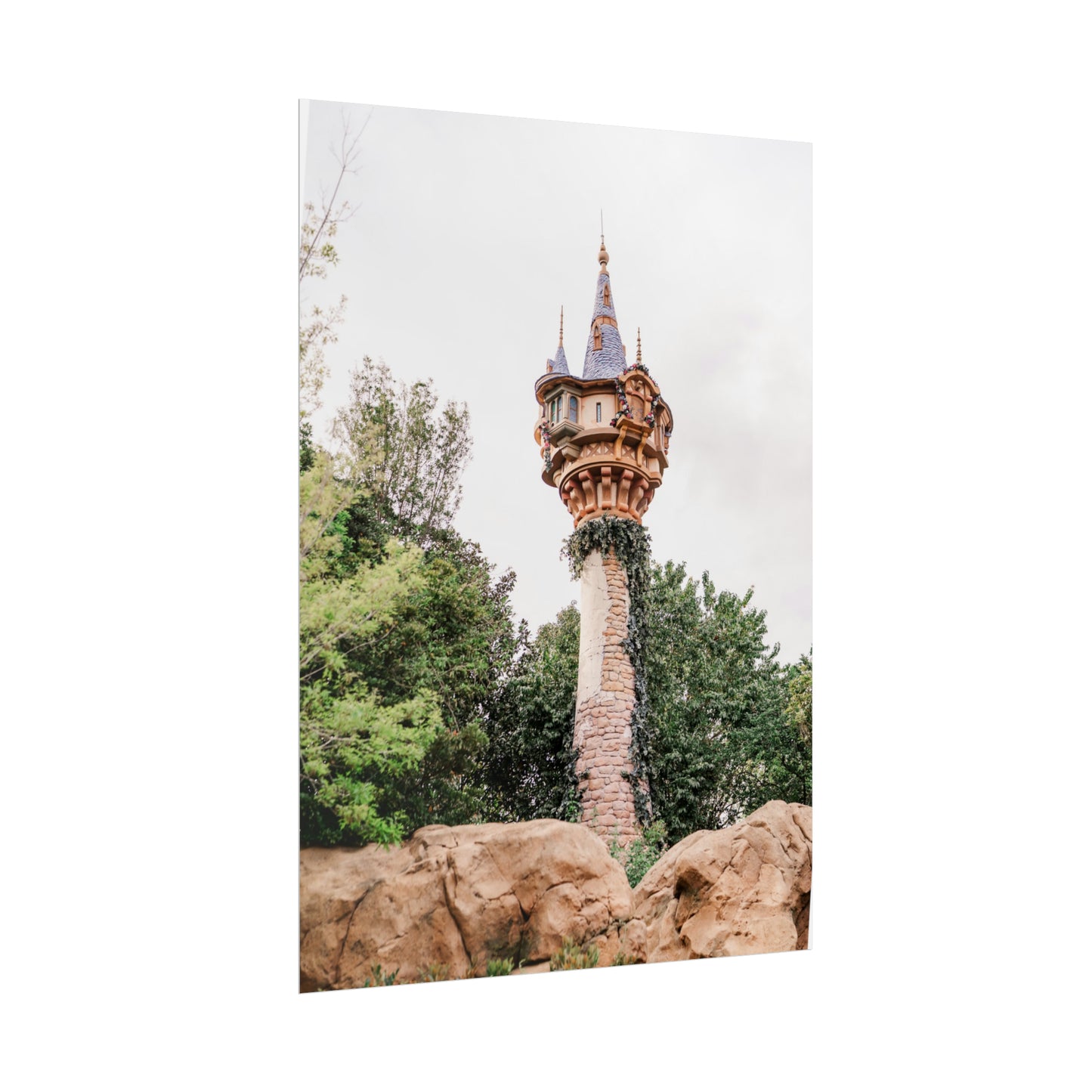 Golden Hair Tower - Unframed Print