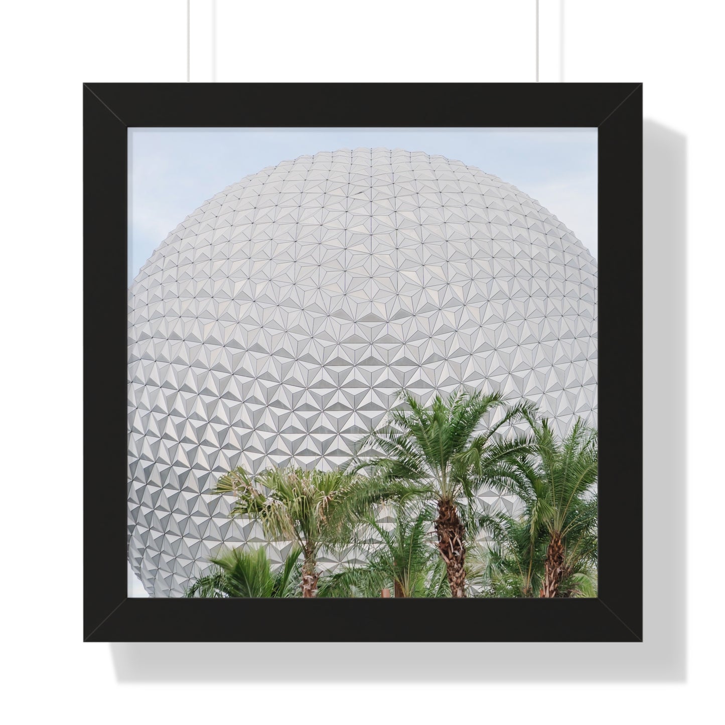 Tropical Golf Ball - Framed Print