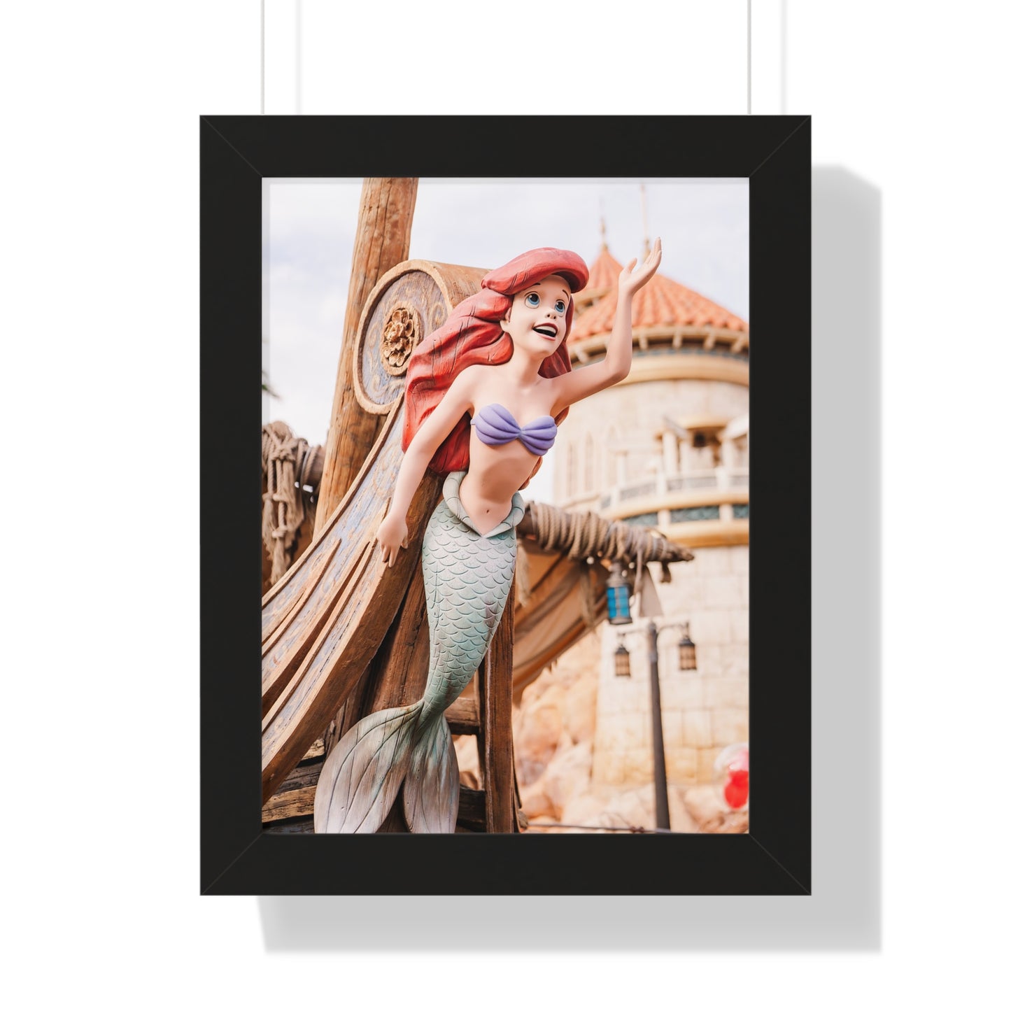 Mermaid Ship - Framed Print