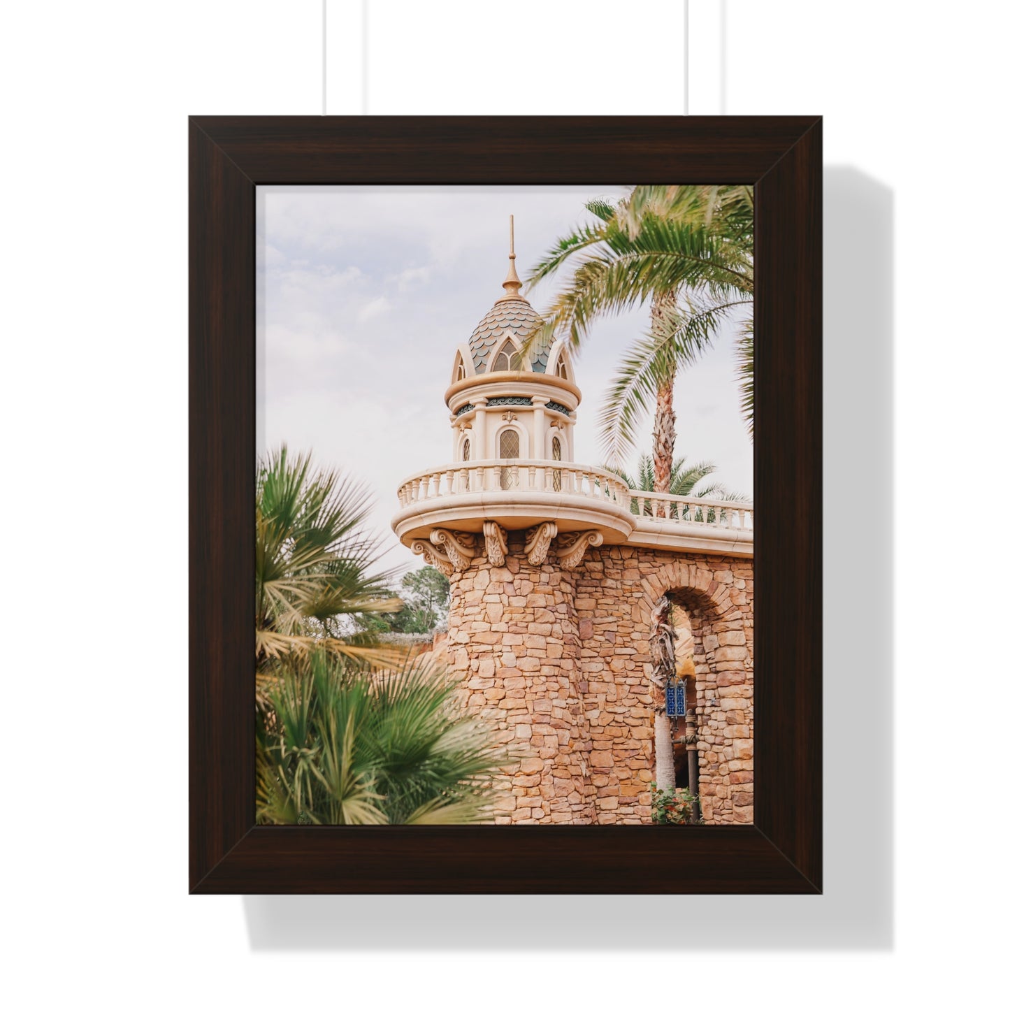 Mermaid's Castle Pillar - Framed Print