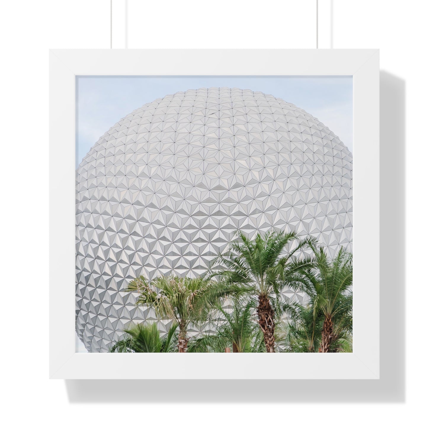 Tropical Golf Ball - Framed Print