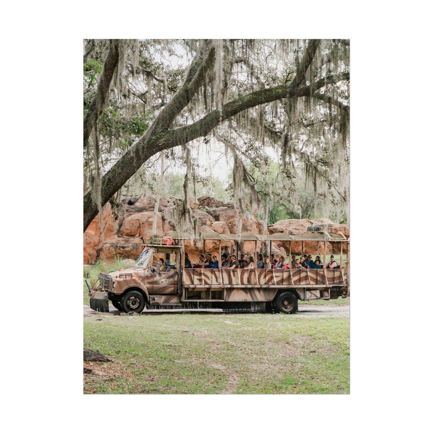 A Safari Truck - Unframed Print