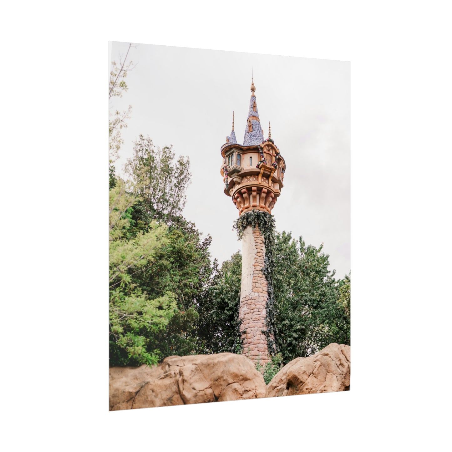 Golden Hair Tower - Unframed Print