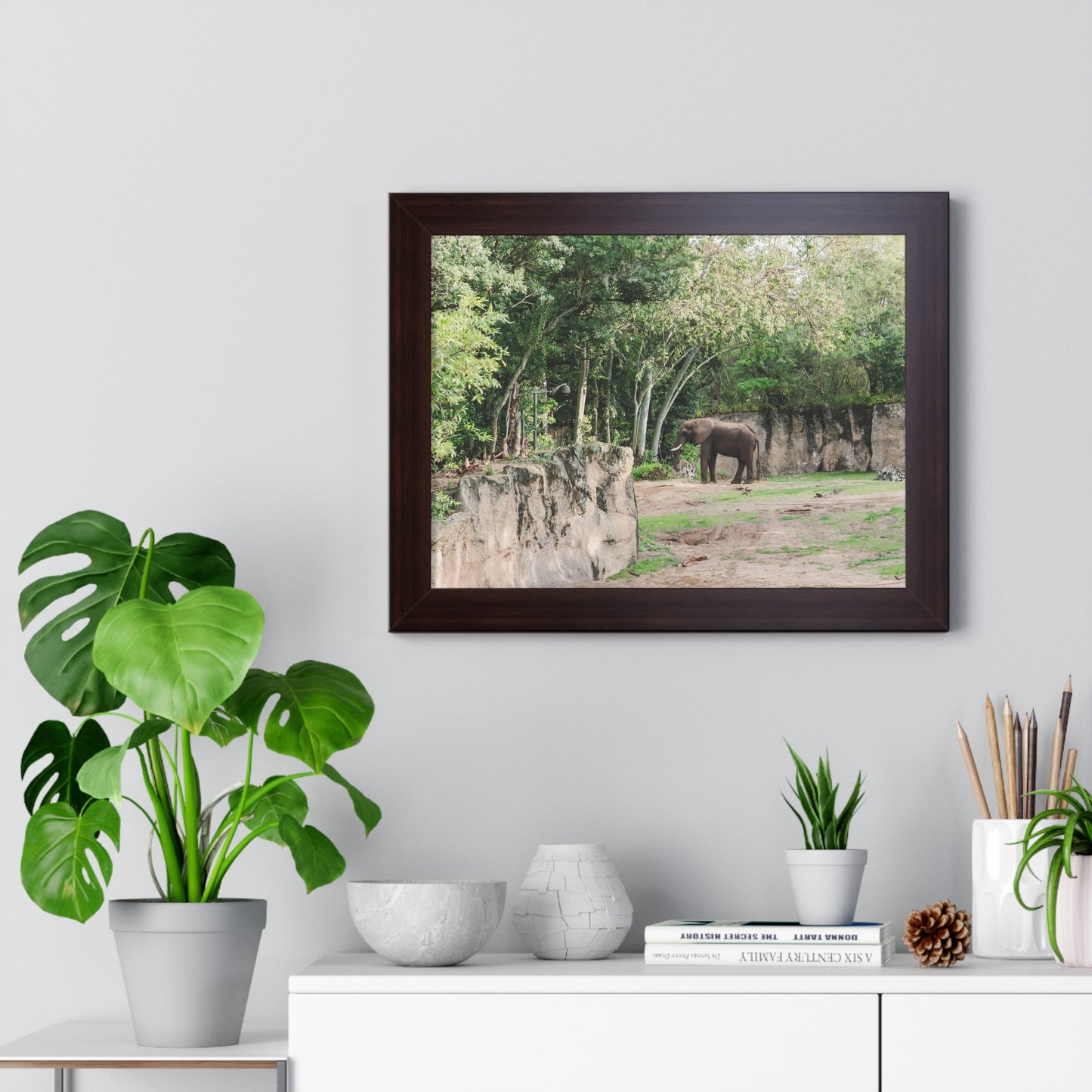 Kingdom Elephant - Framed Print