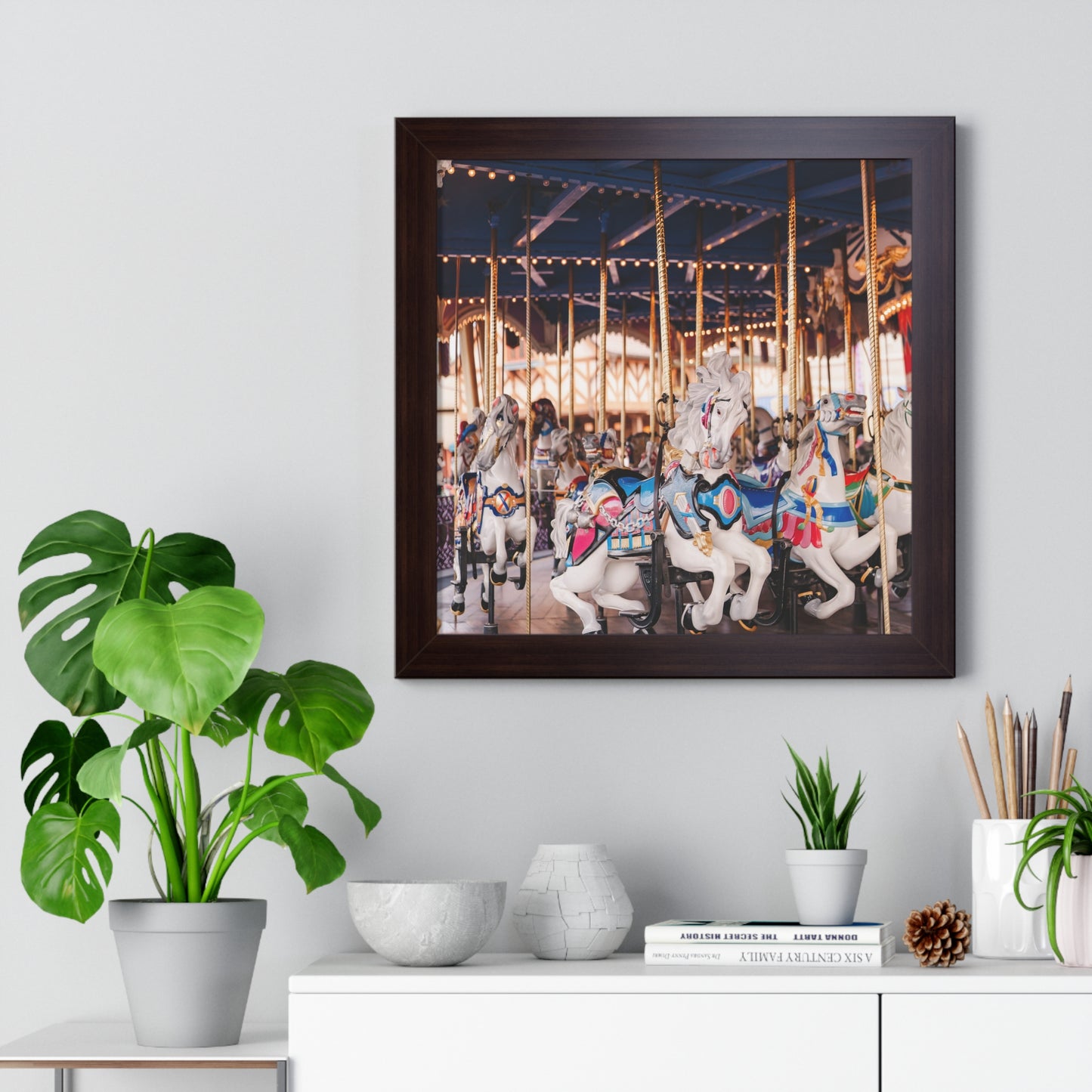 Magical Carousel - Framed Print