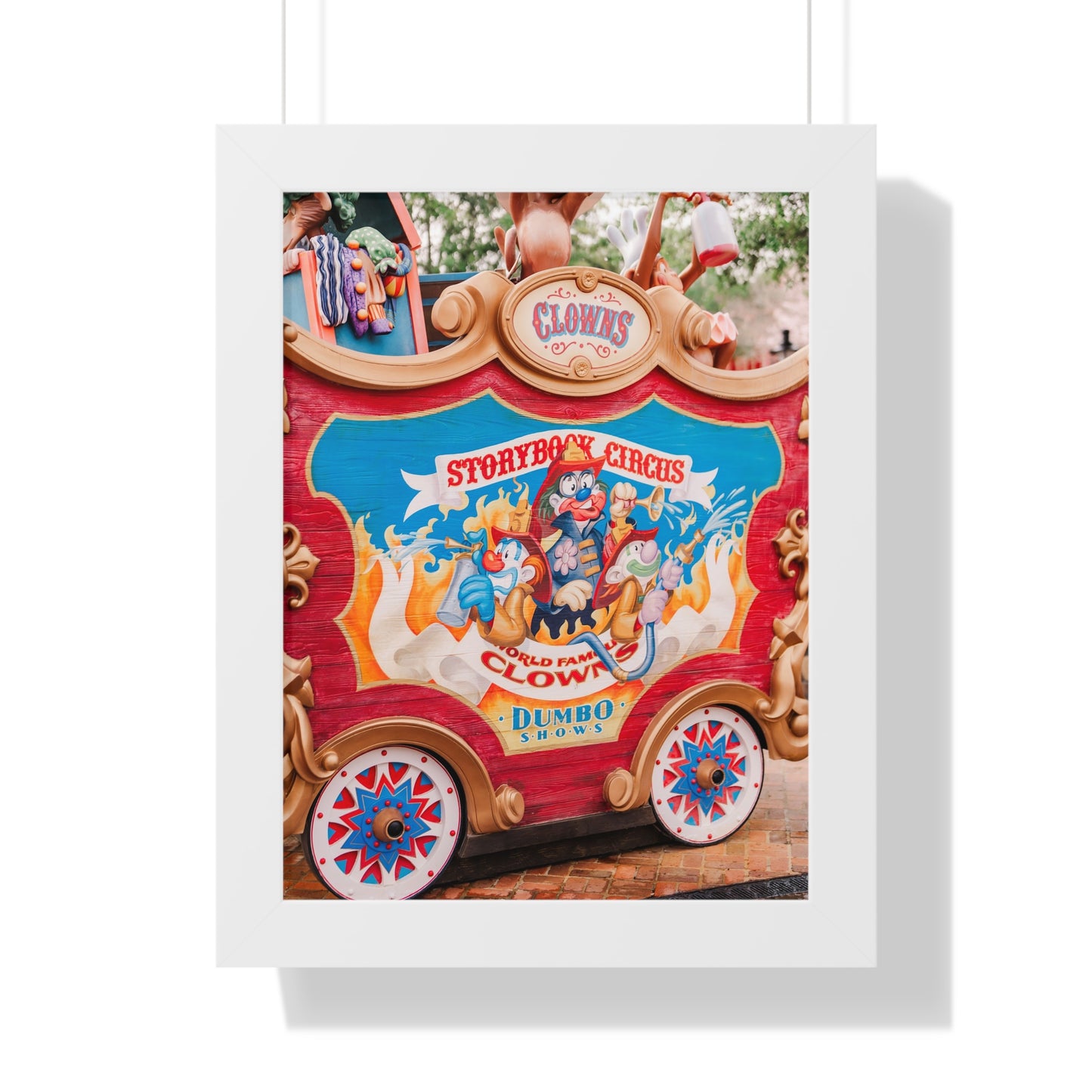 Circus Caravan - Framed Print