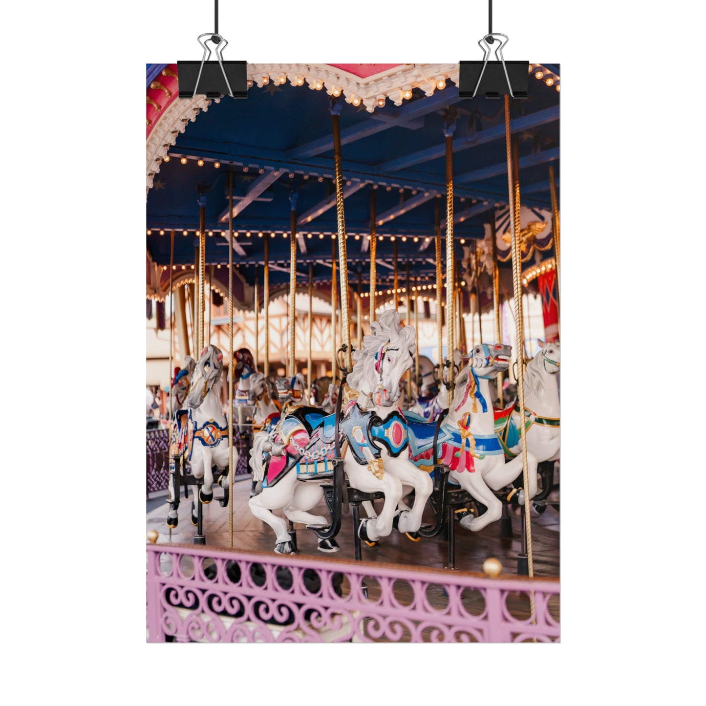 Carousel Magic - Unframed Print