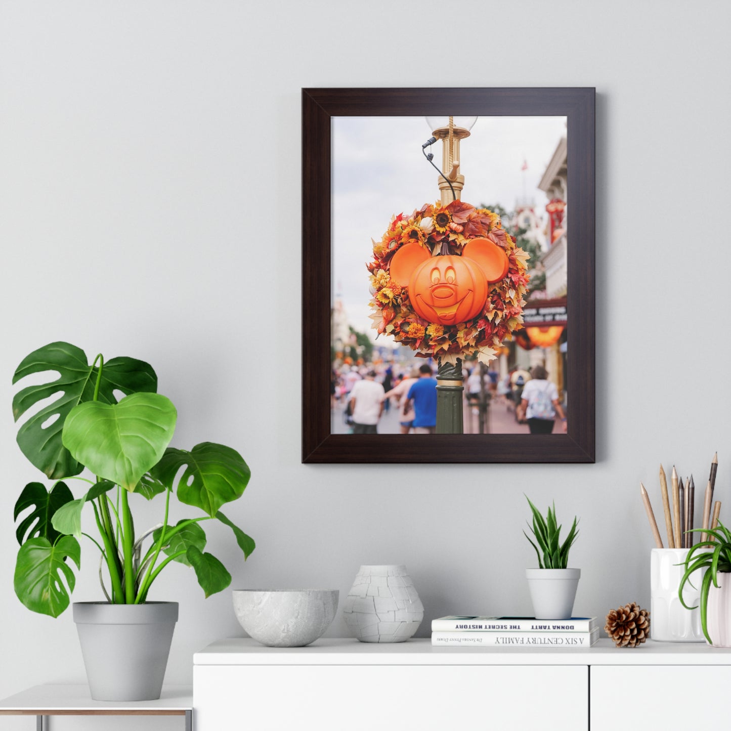 Pumpkin Mouse - Framed Print