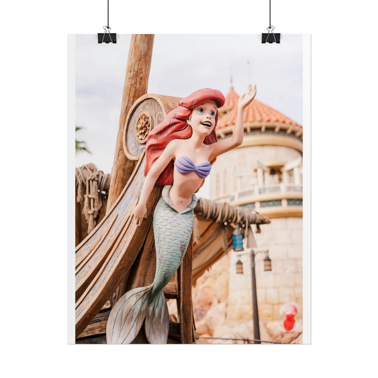 Ship Wrecked Mermaid - Unframed Print