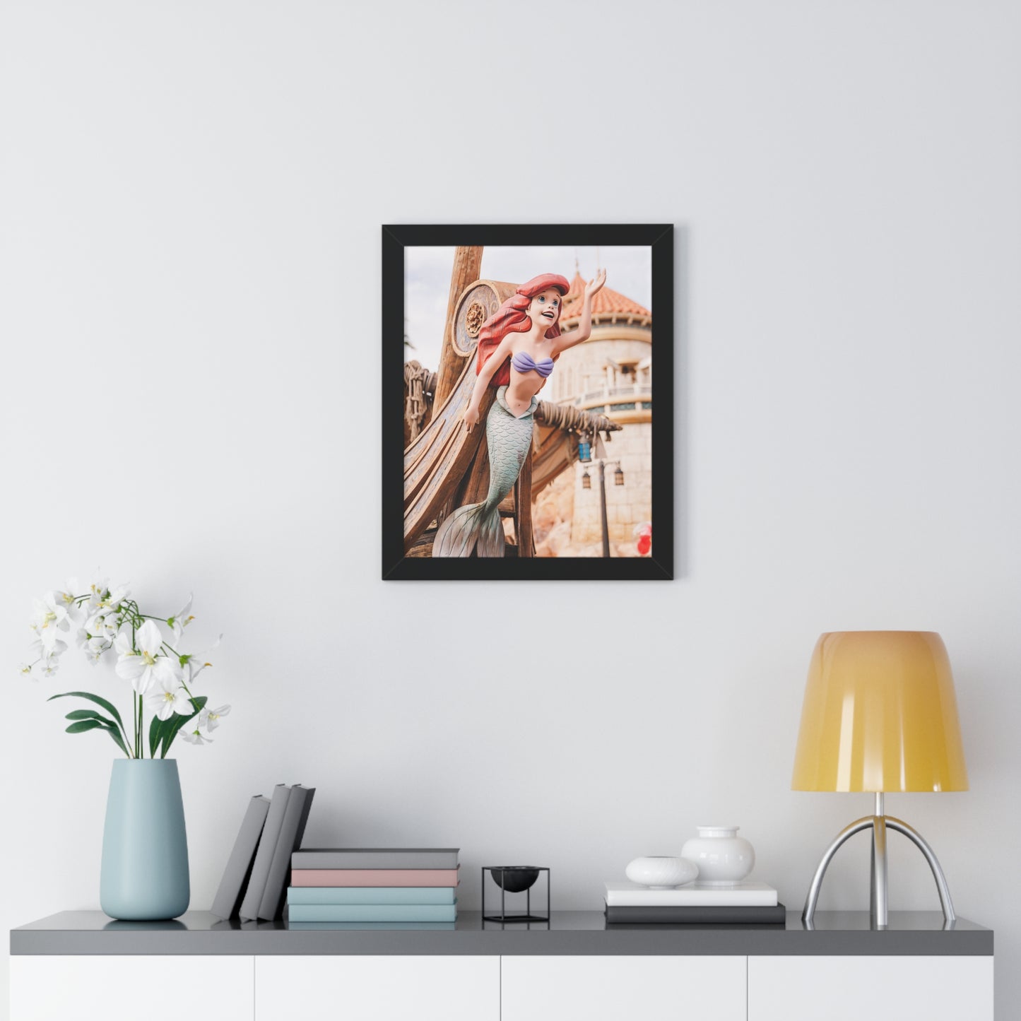 Mermaid Ship - Framed Print