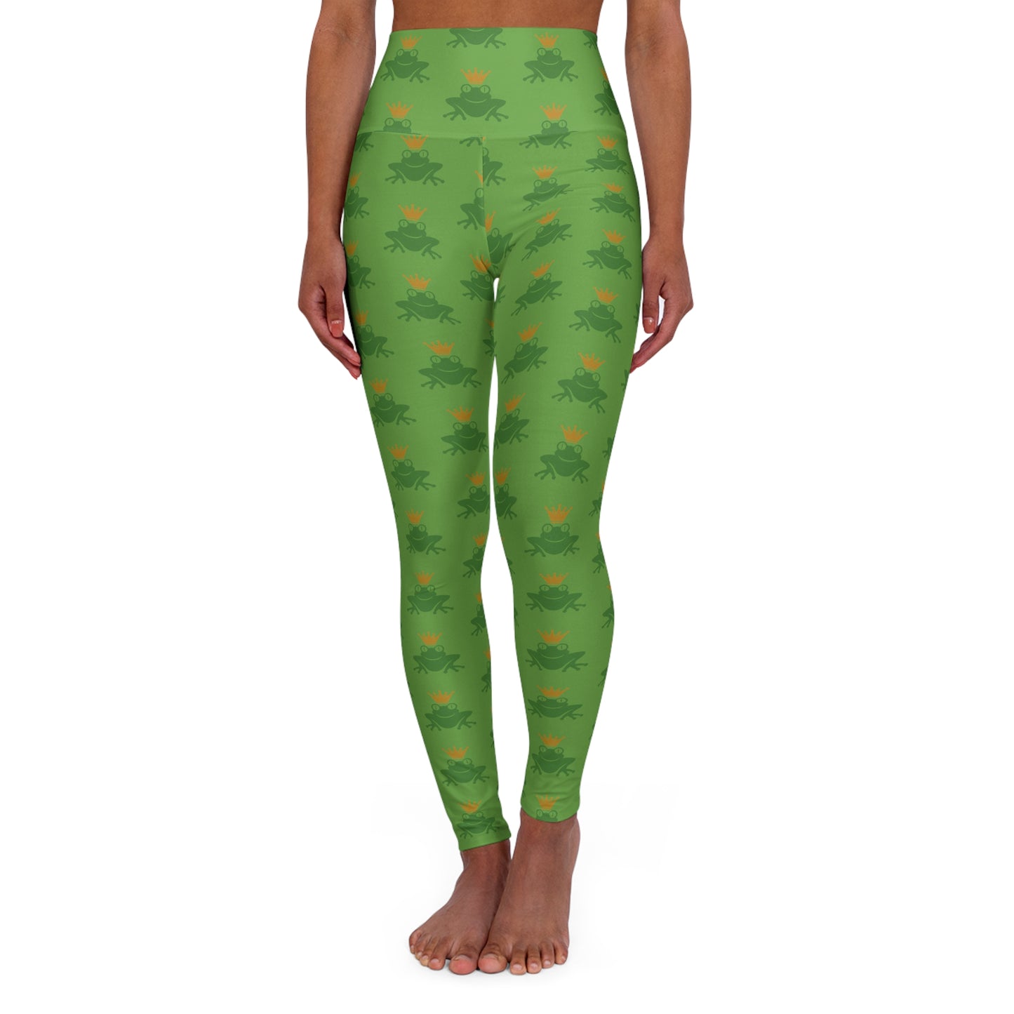 Green The Princess & The Frog | Tiana's Bayou Adventure Frog Leggings