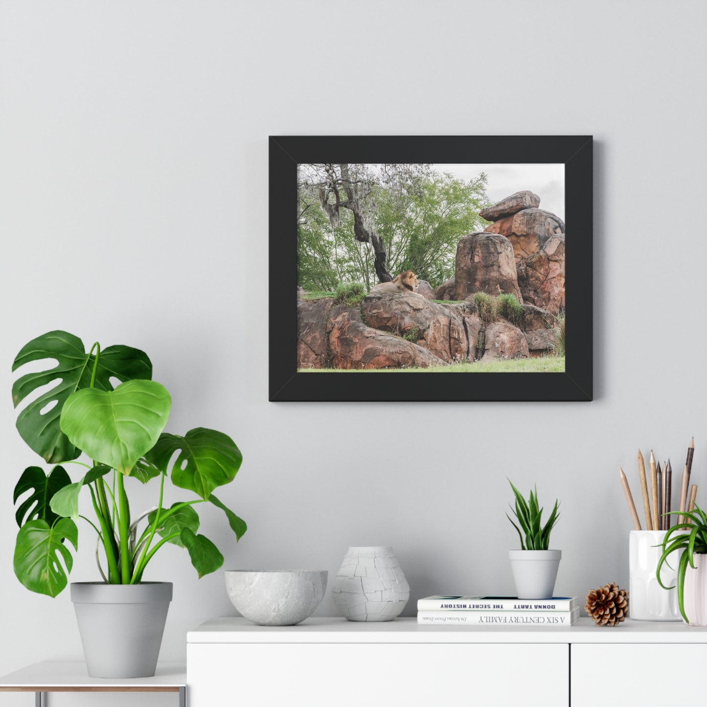 King of the Jungle - Framed Print