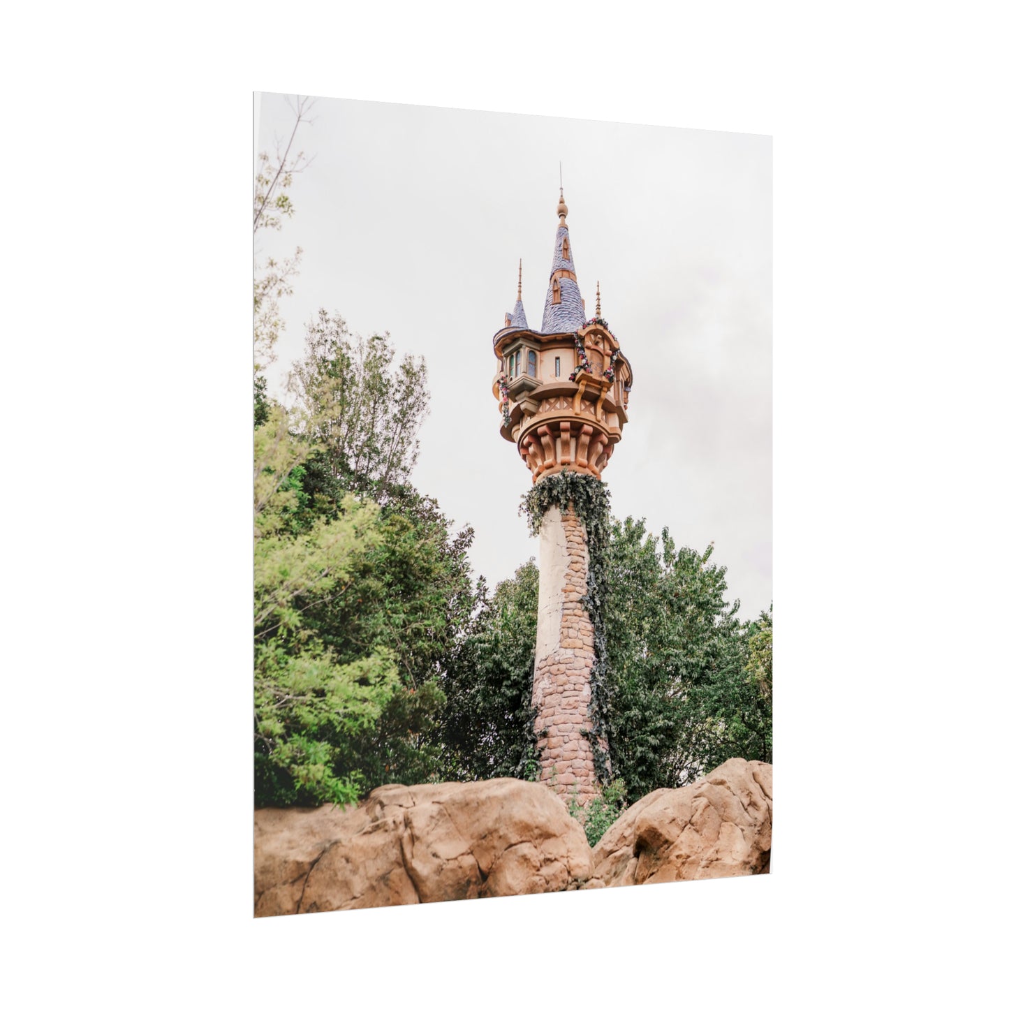 Golden Hair Tower - Unframed Print