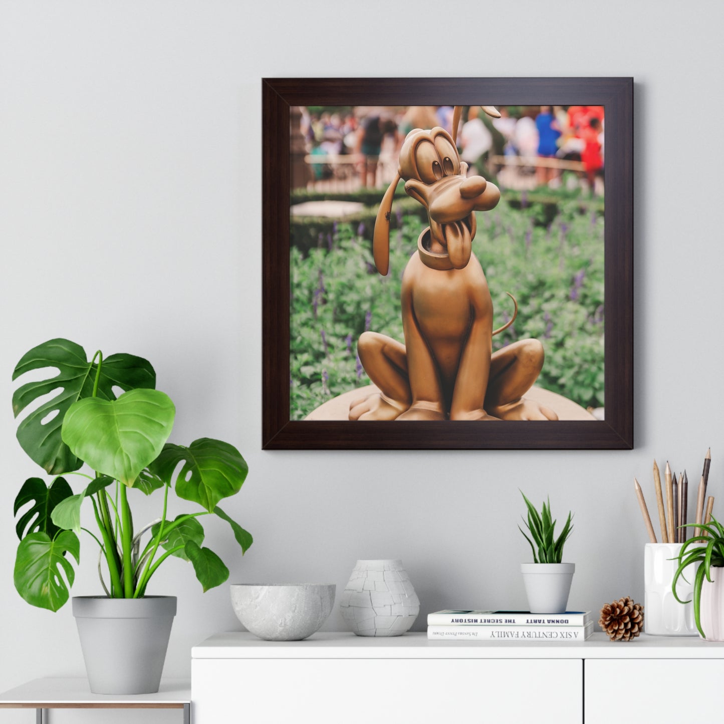 Golden Magical Dog - Framed Print