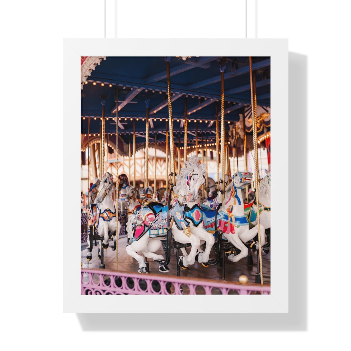 Magical Carousel - Framed Print