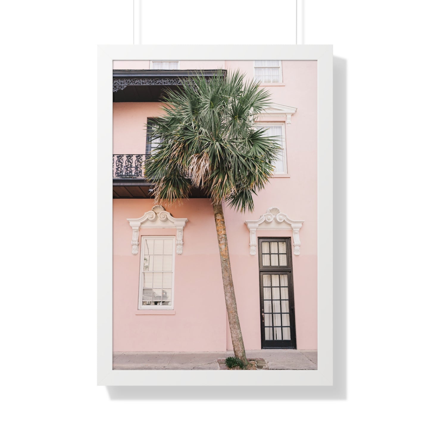 Pink Palmetto - Framed Print