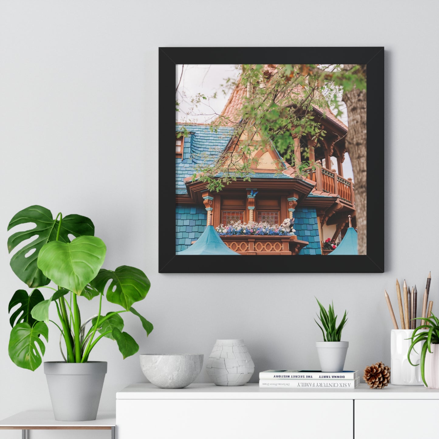 Wooden Boy's Home - Framed Print