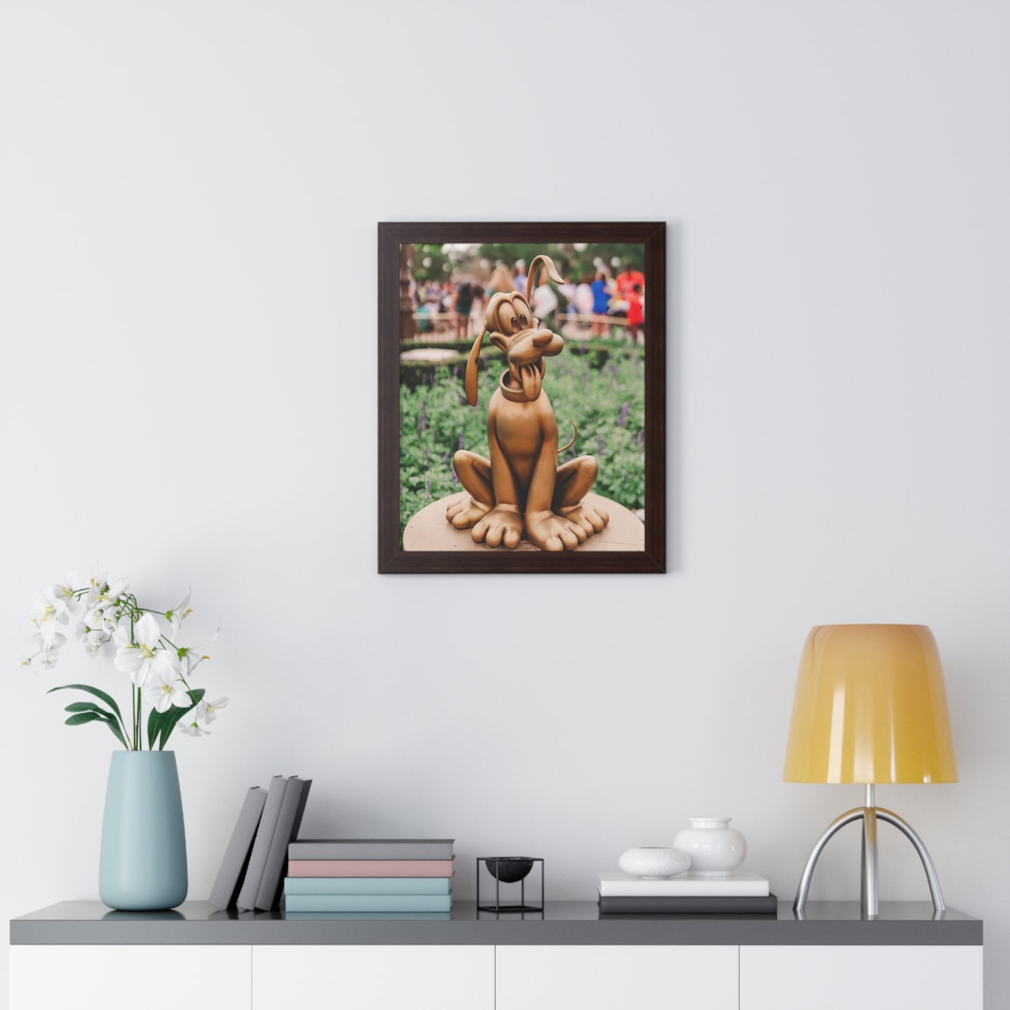 Golden Magical Dog - Framed Print