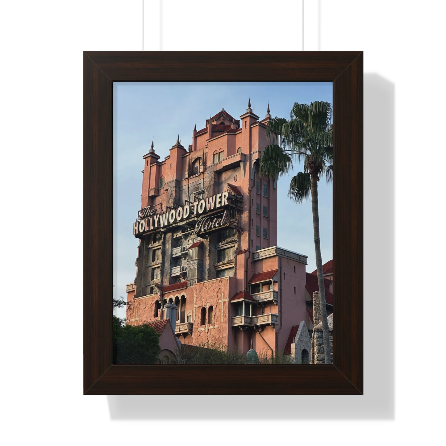 Hollywood Tower Hotel - Framed Print