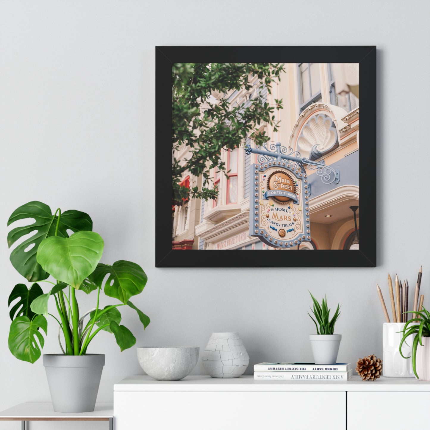 Main Street Sweets - Framed Print