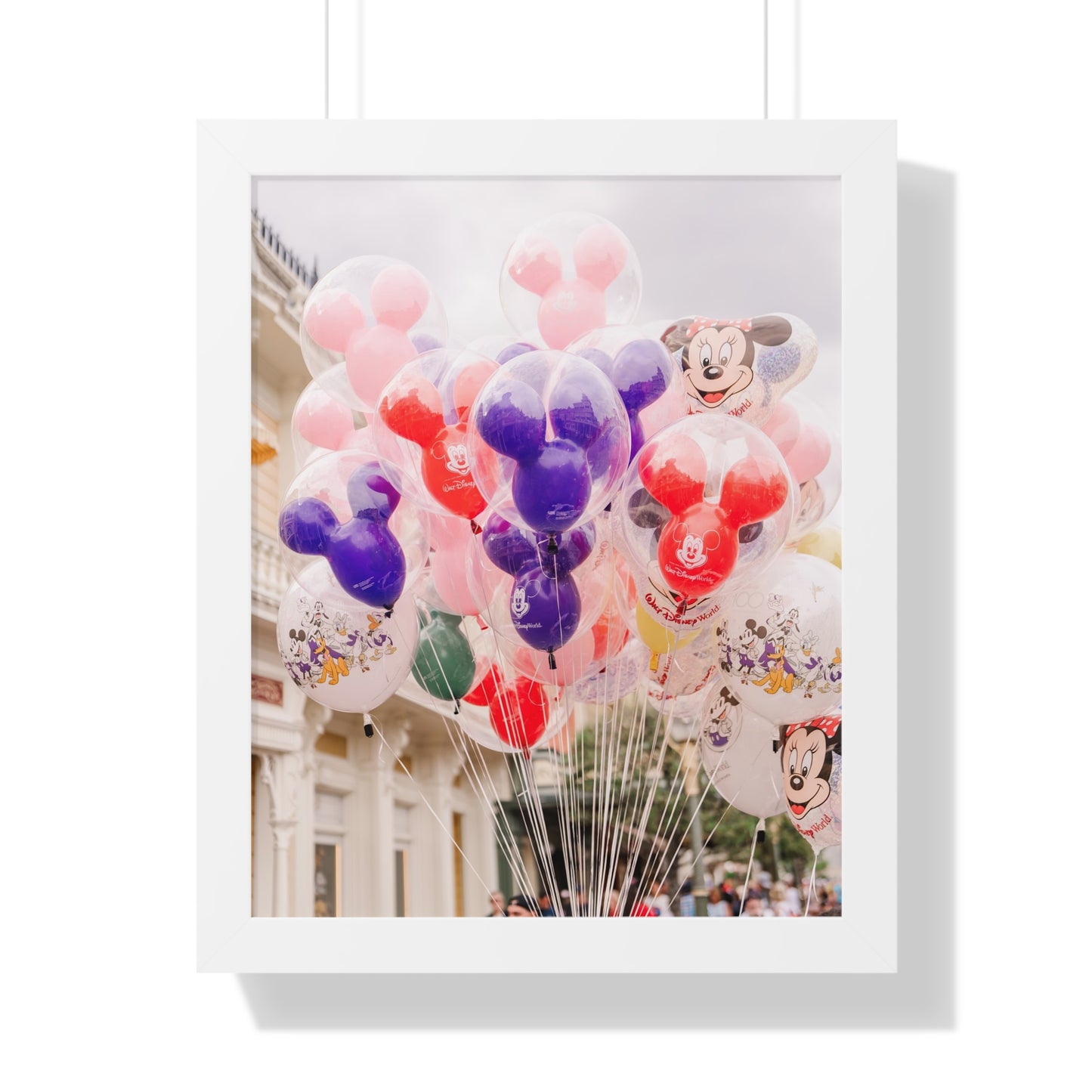 Main Street Balloons - Framed Print