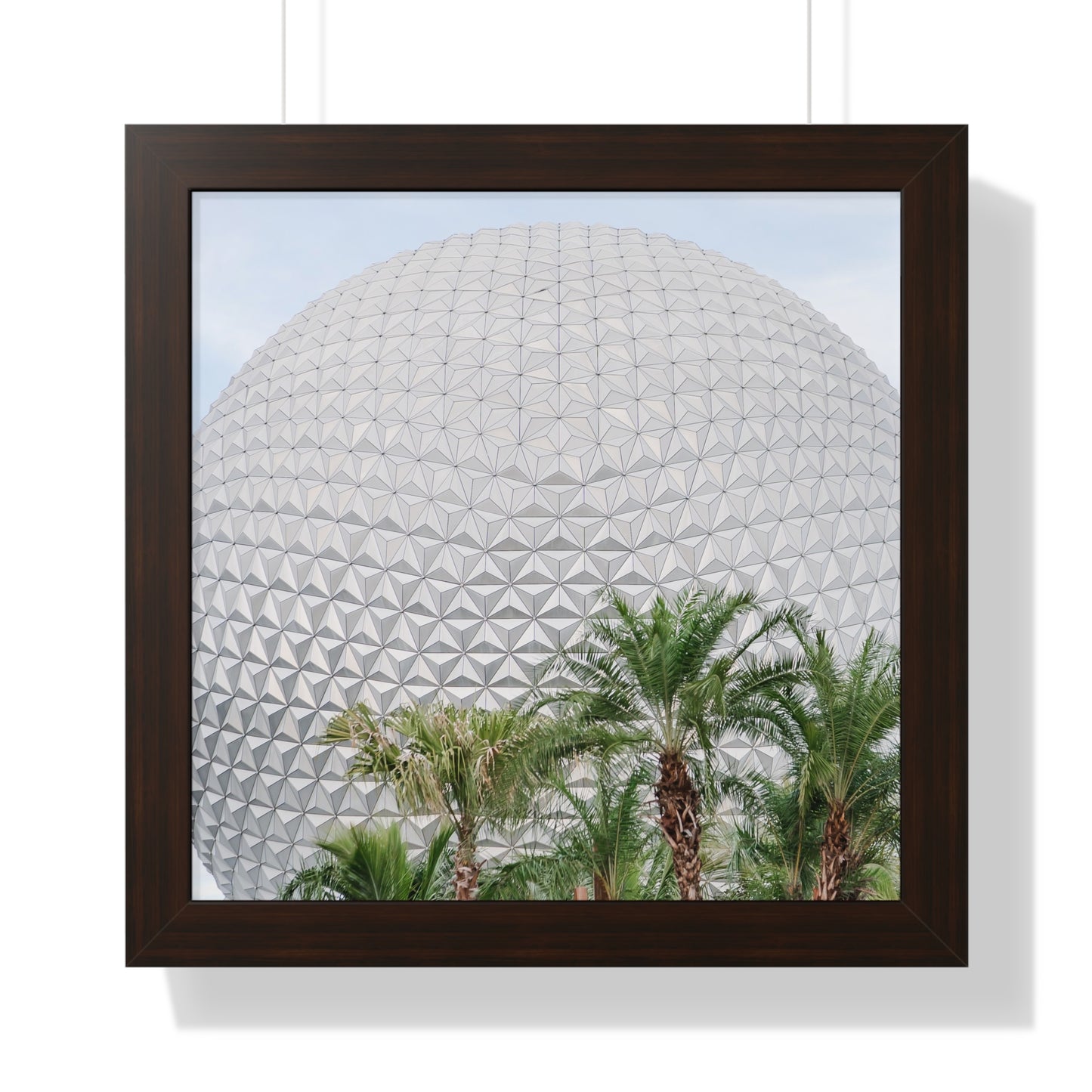 Tropical Golf Ball - Framed Print