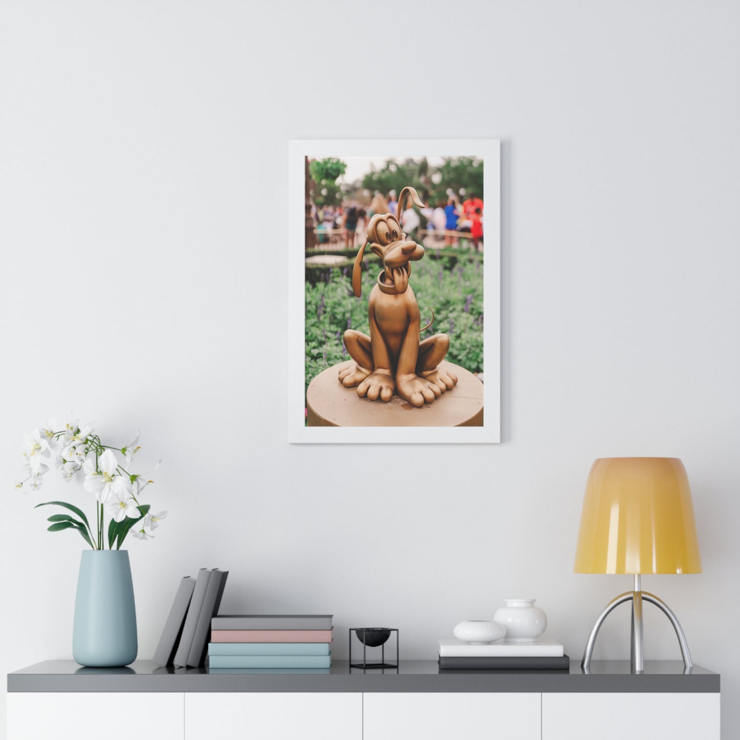 Golden Magical Dog - Framed Print