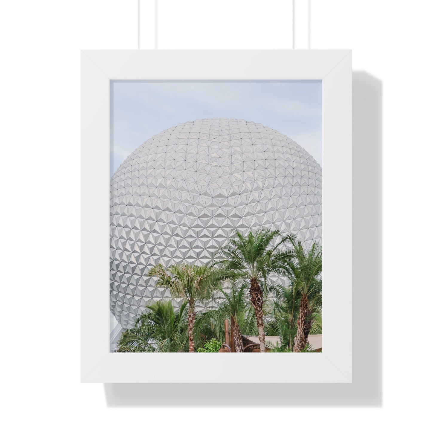 Tropical Golf Ball - Framed Print