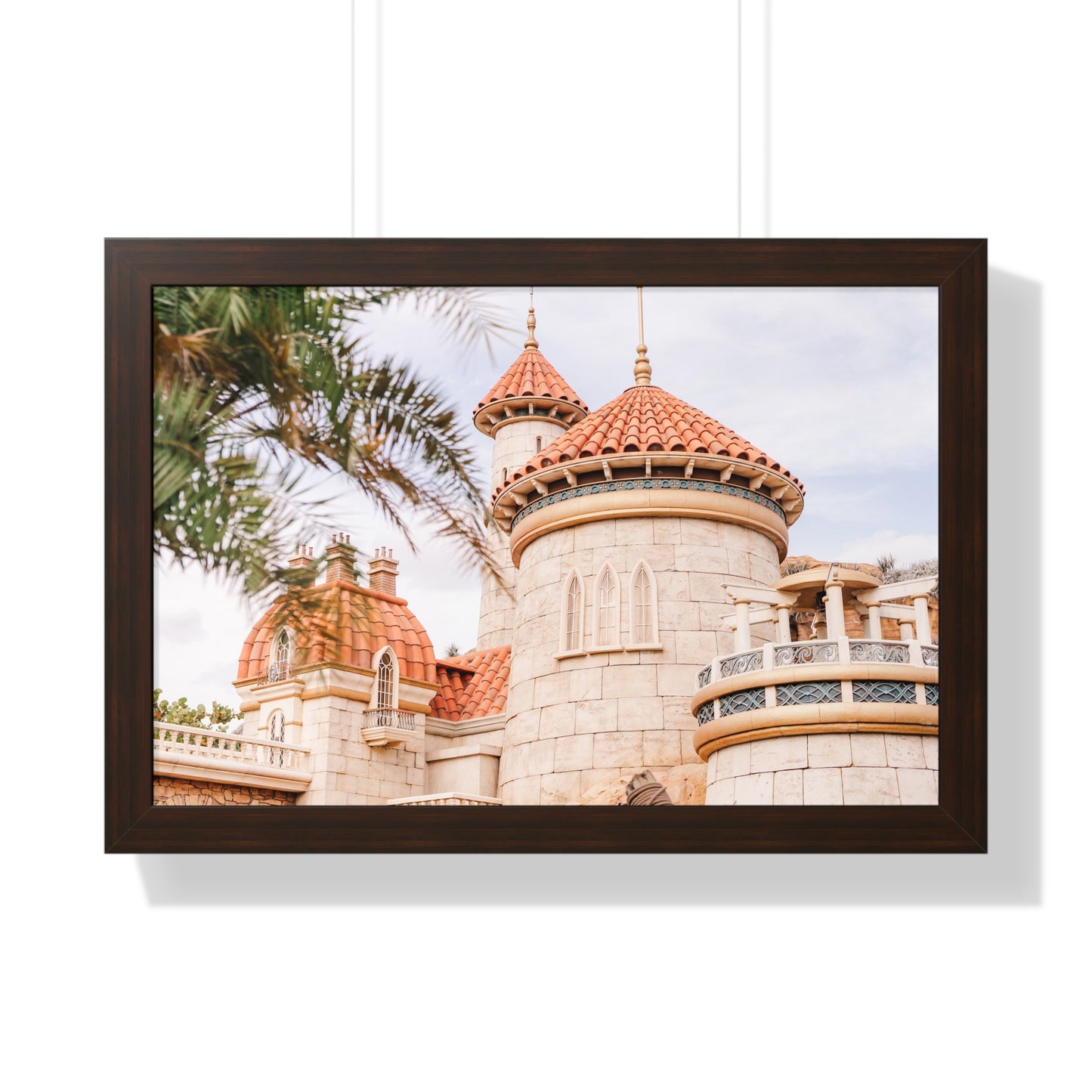 A Mermaid's Castle - Framed Print