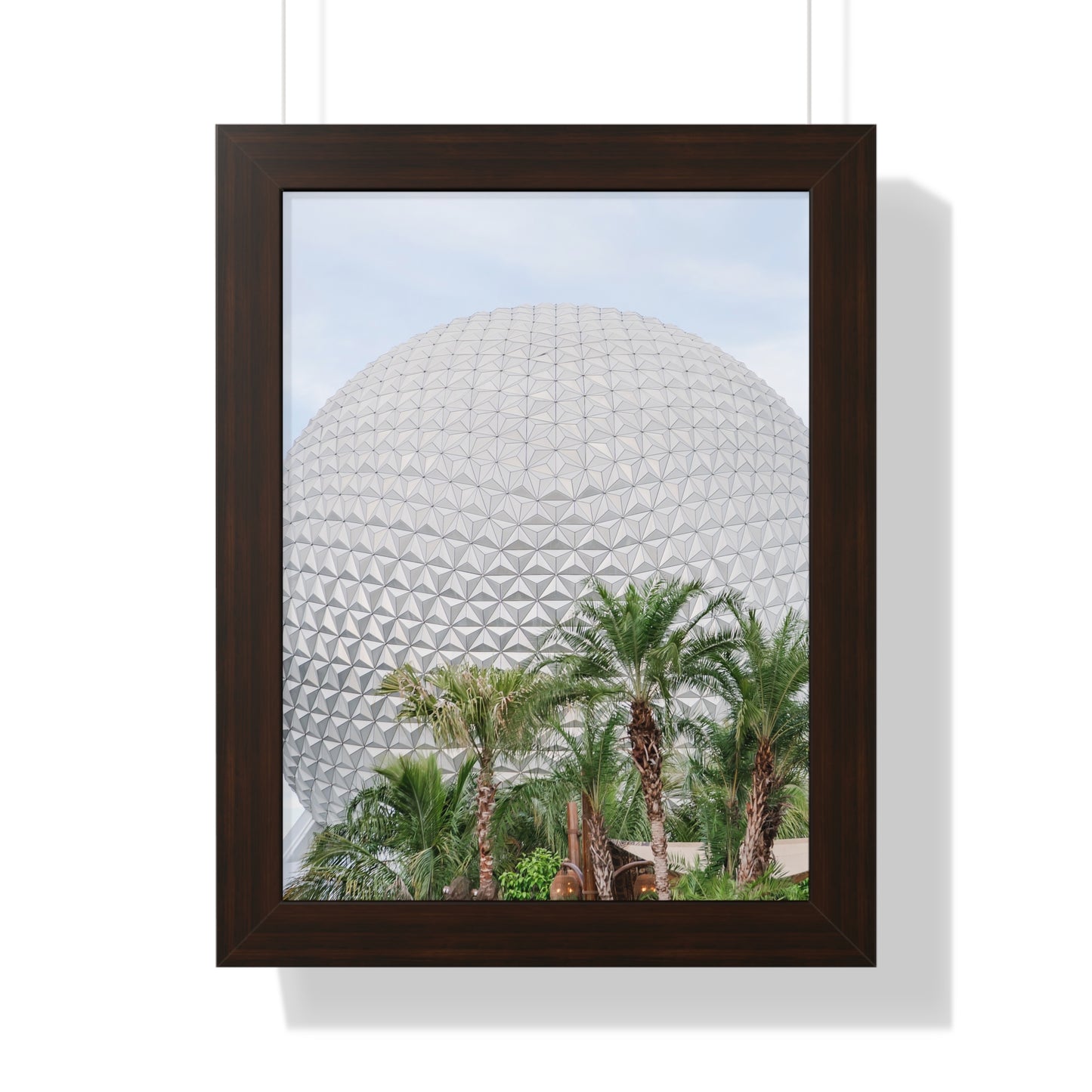 Tropical Golf Ball - Framed Print