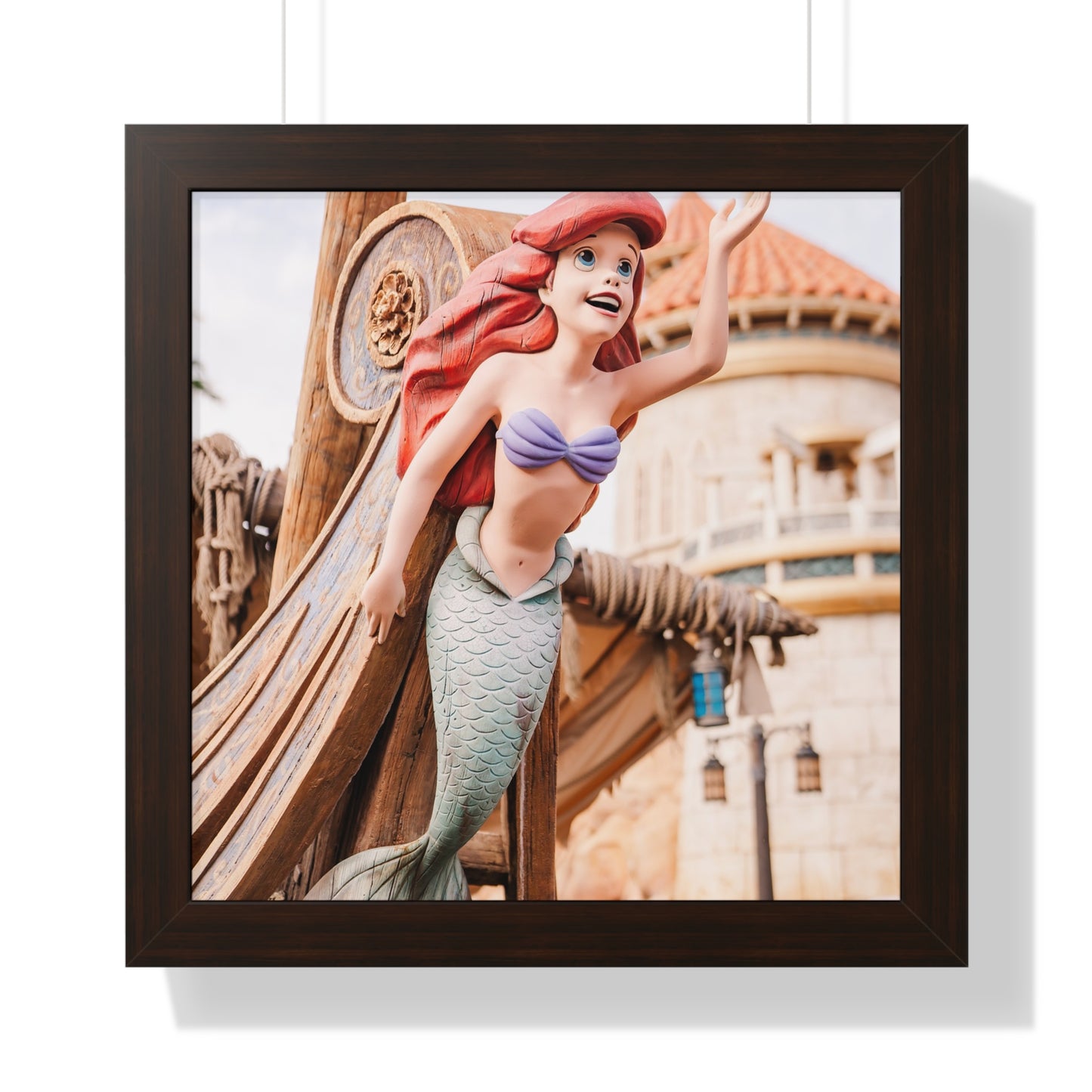 Mermaid Ship - Framed Print