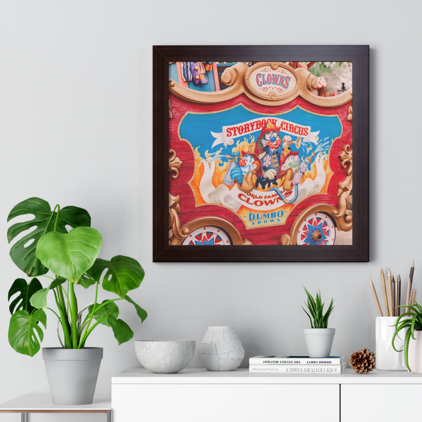 Circus Caravan - Framed Print