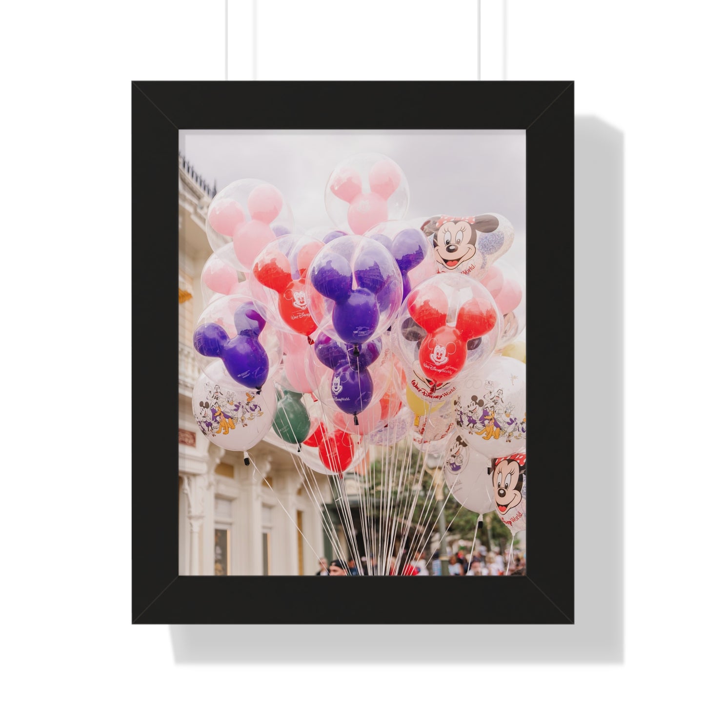 Main Street Balloons - Framed Print