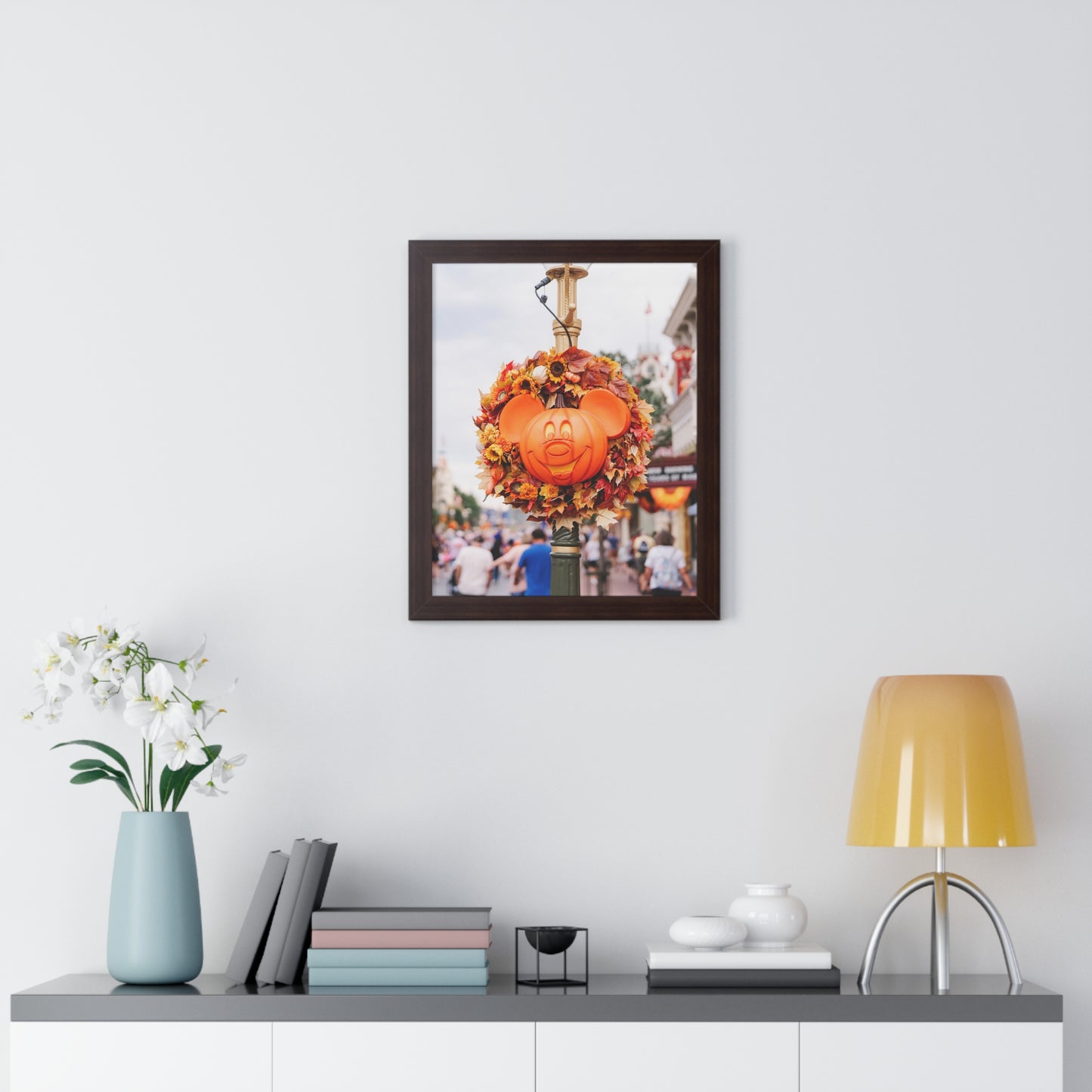 Pumpkin Mouse - Framed Print