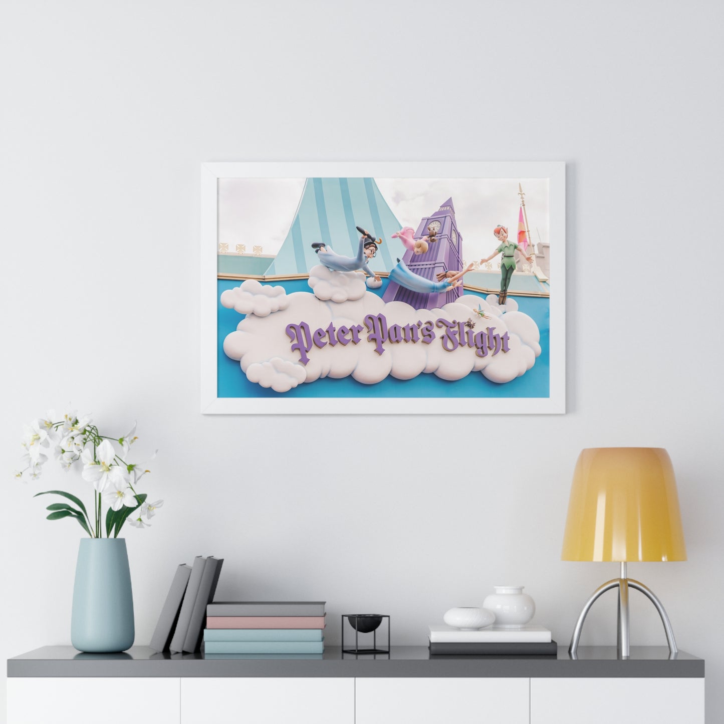 Flying Boy Print WDW