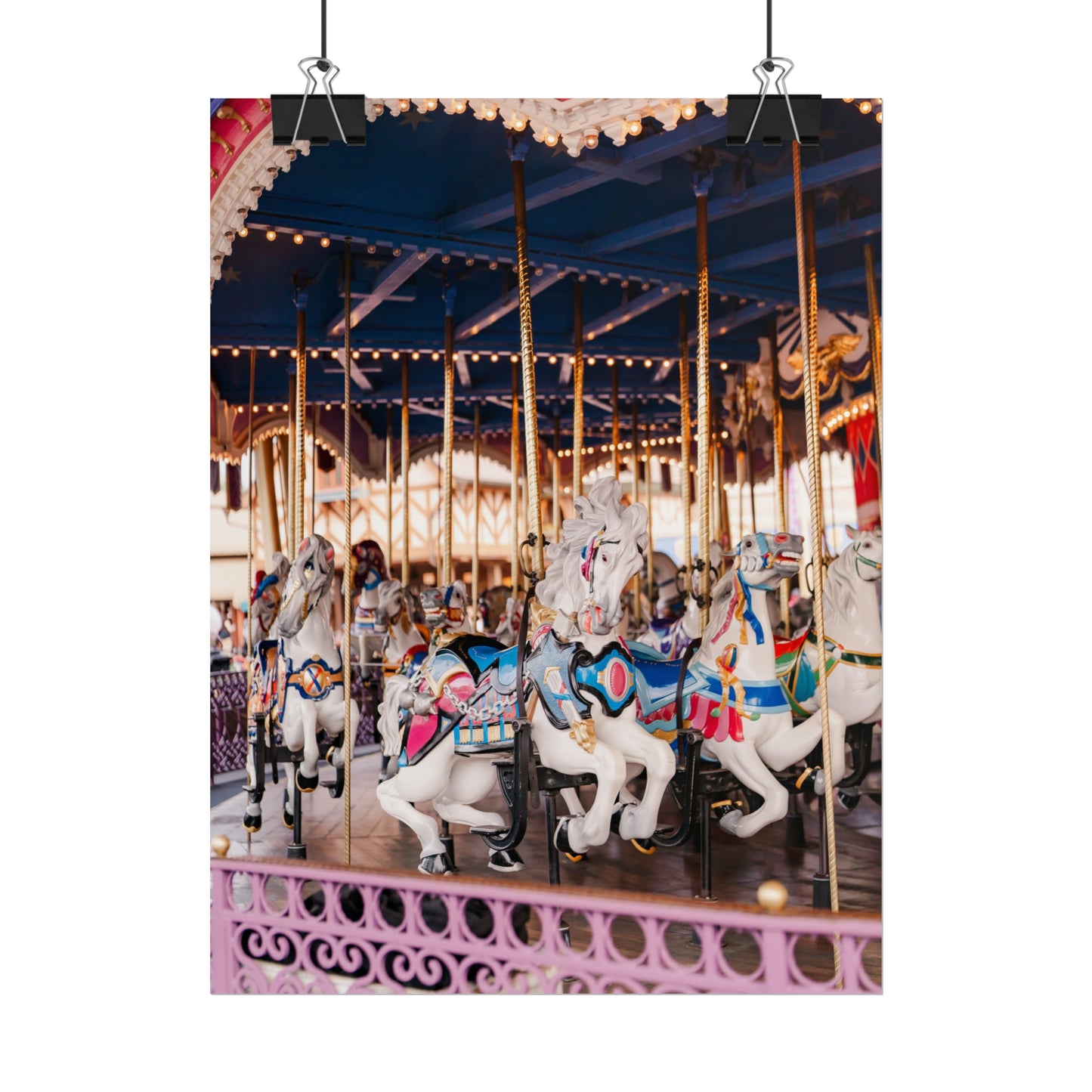 Carousel Magic - Unframed Print