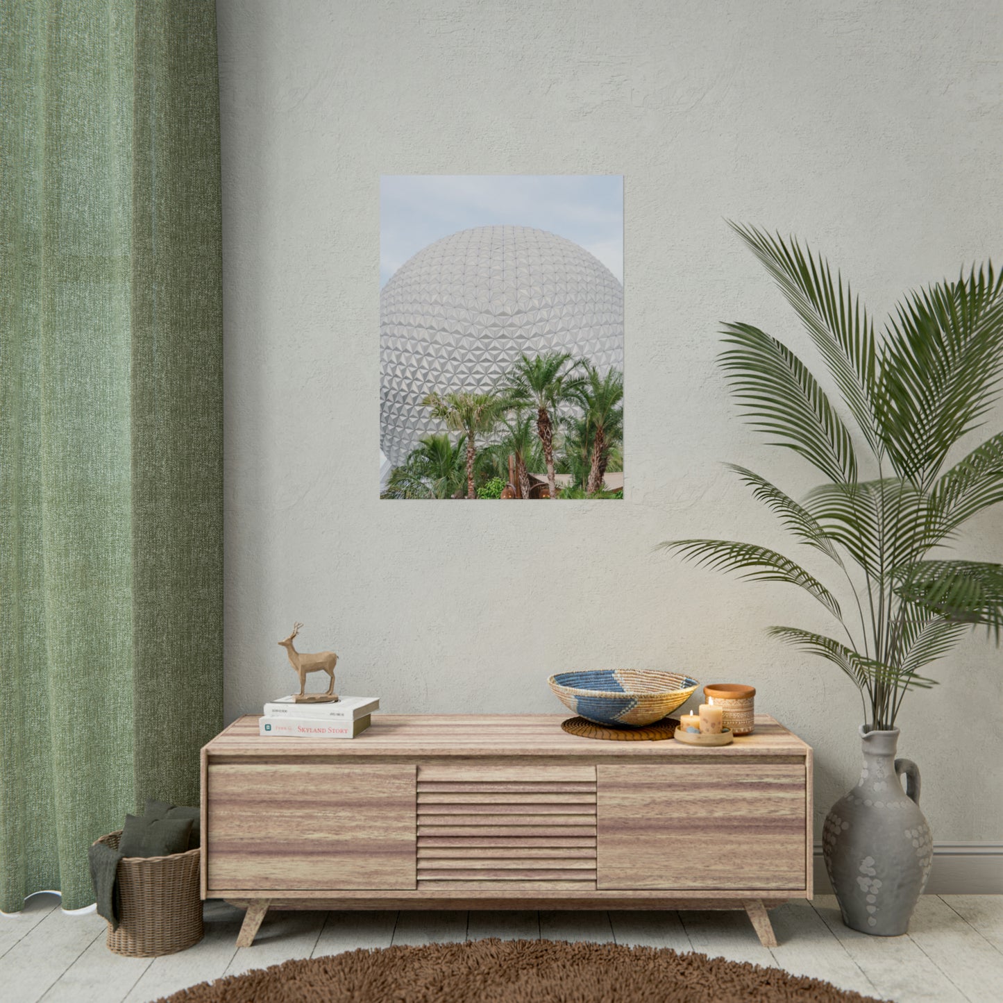 Tropical Golf Ball - Print