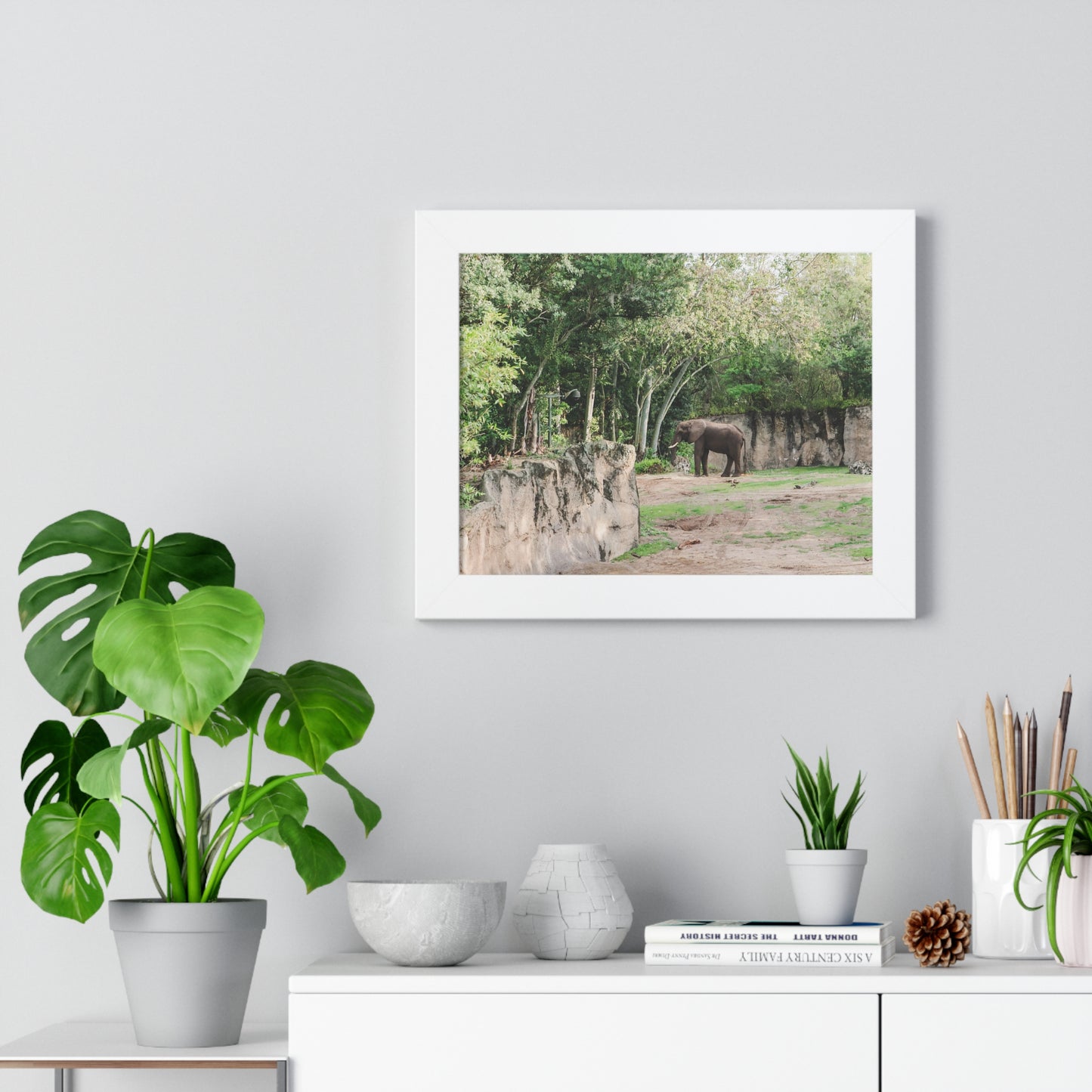 Kingdom Elephant - Framed Print